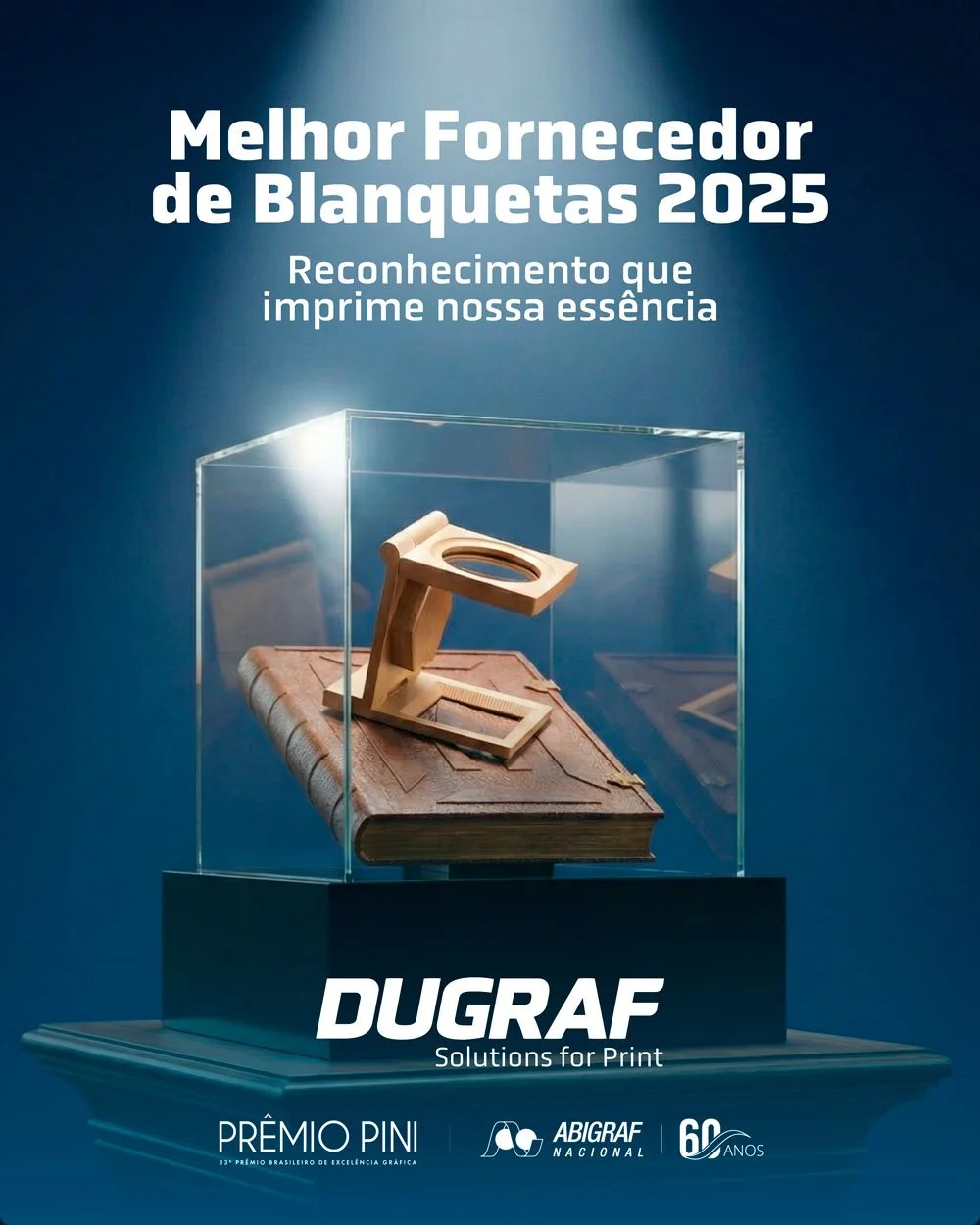 Dugraf é eleita Melhor Fornecedor de Blanquetas Offset no Prêmio Fernando Pini 2025