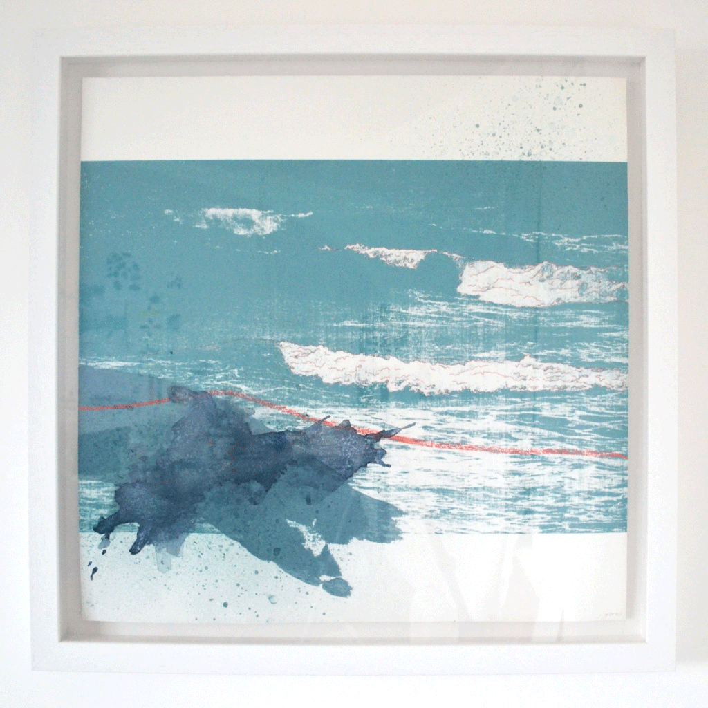 framed-large-original-screen-print-and-mixed-media-teal-and-red-seascape.gif