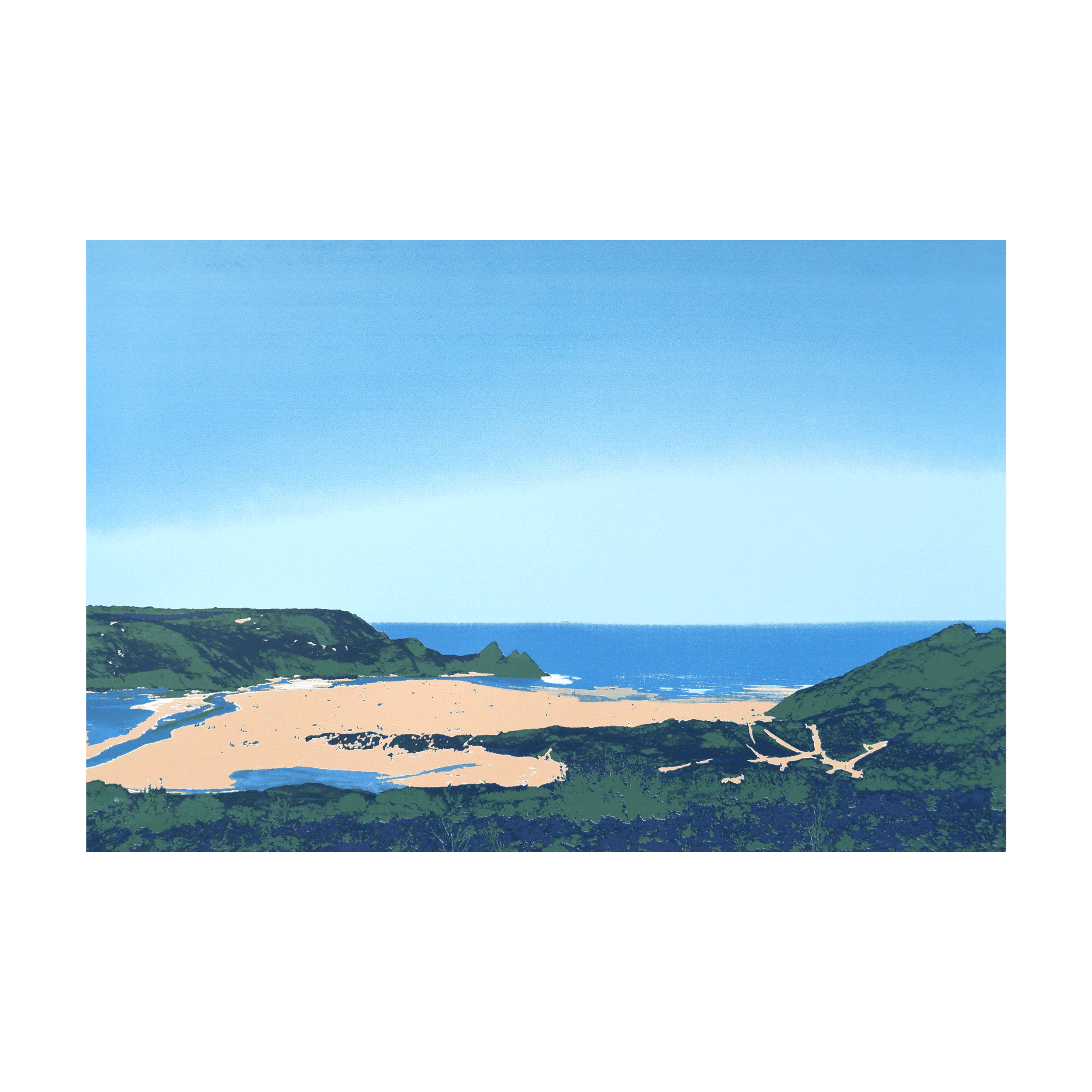 Three-cliffs-bay,-Joanna-Groves-Art,-seascape-art-.gif