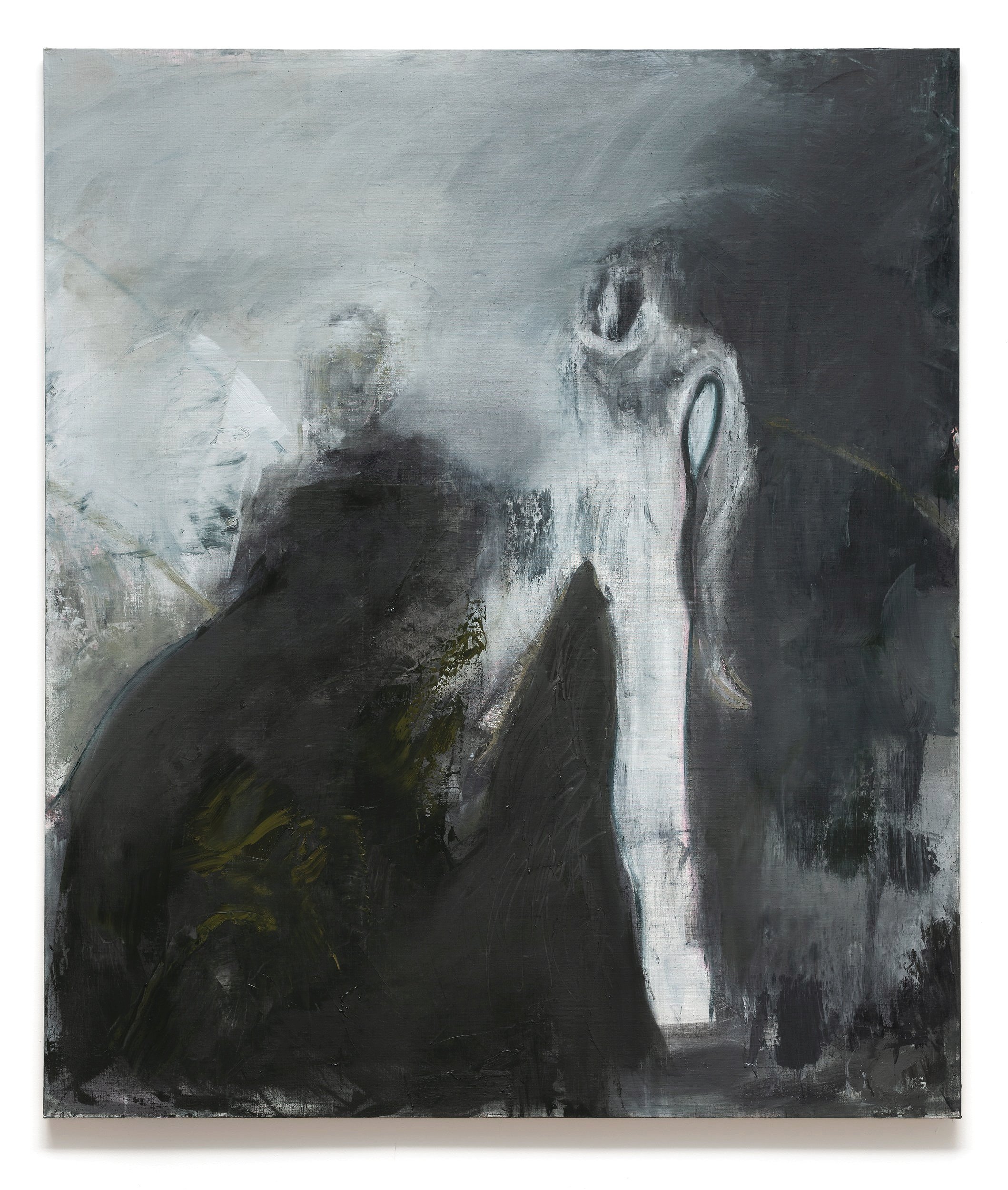   Zwei Gestalten #I , 20230                                                                                      Oil on canvas, 210 × 180 cm 