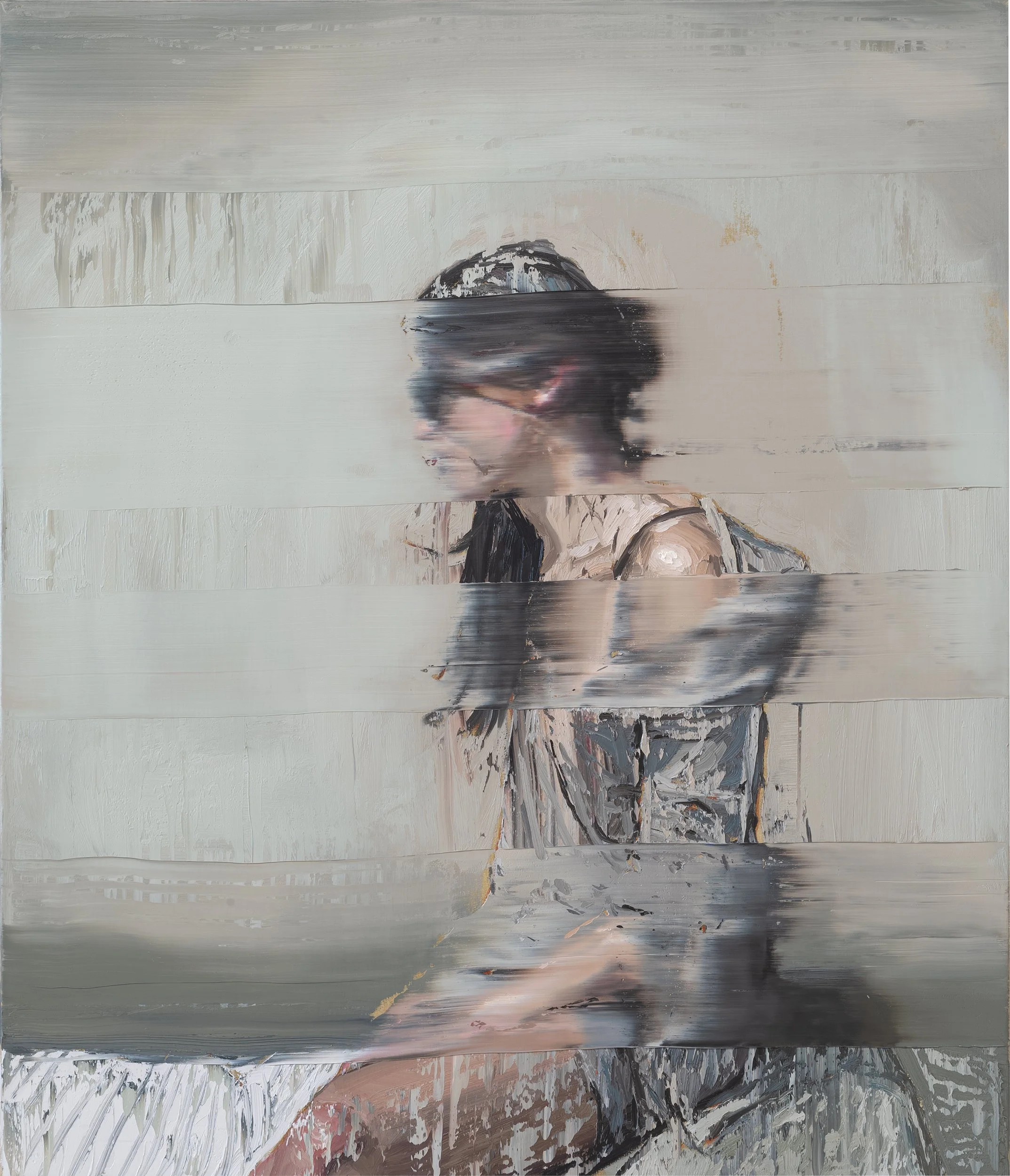  Song of Silence, 2025                                                                                    Oil on canvas, 140 x 120 cm 