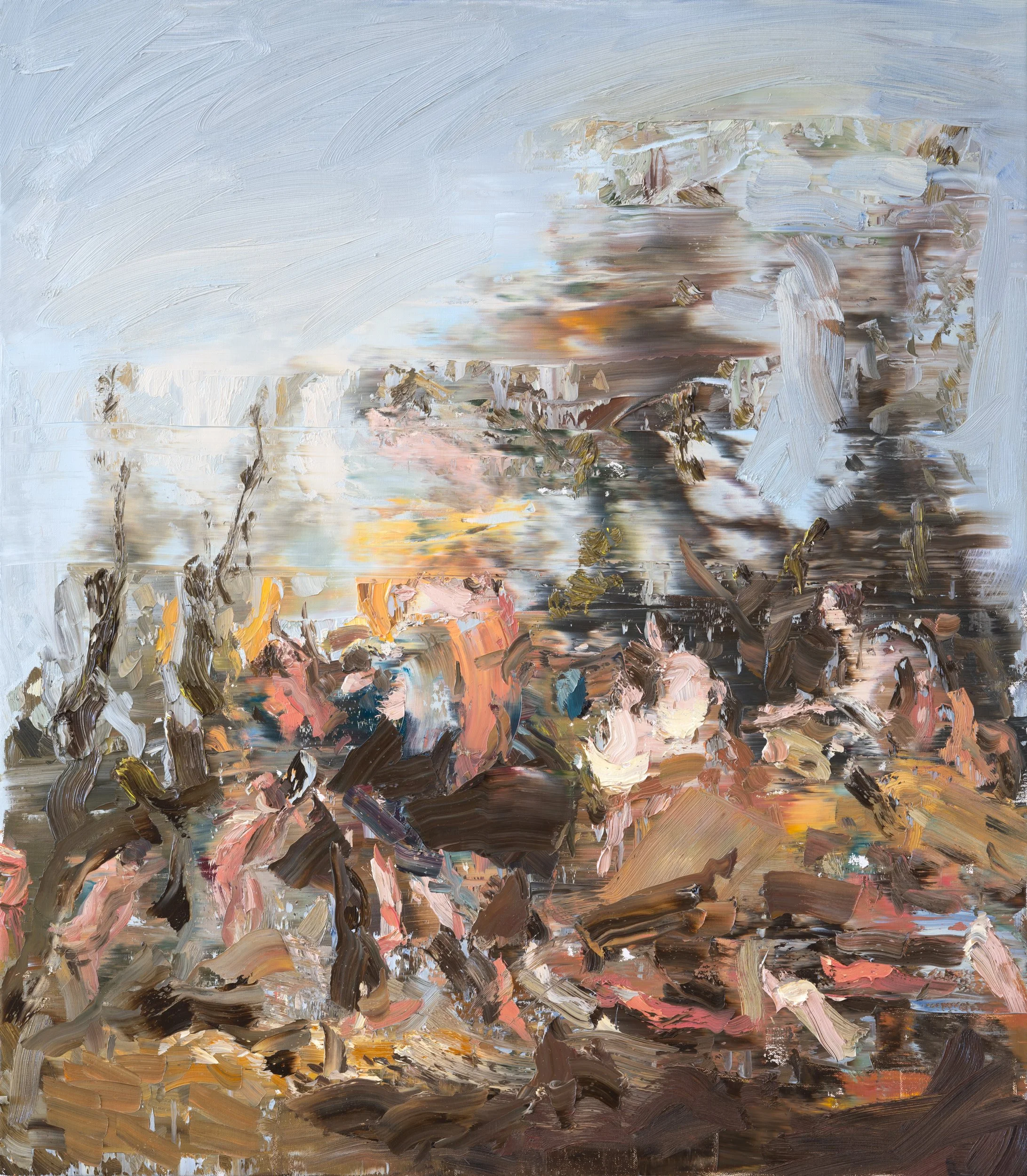    Seduction and Abduction   (After Zuccarelli)                                     2026, Oil on canvas, 80 x 70 cm 