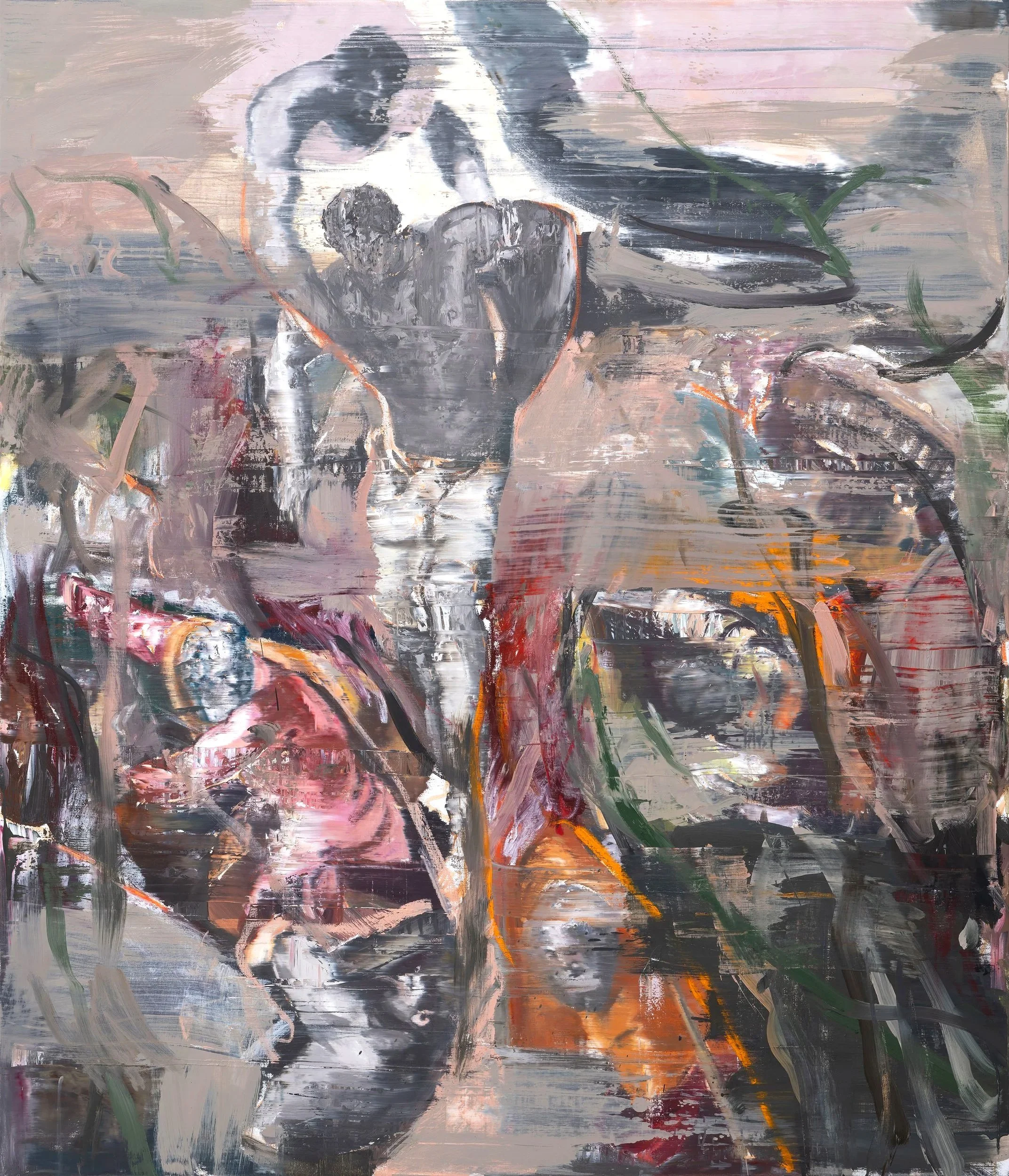    Rescue   (After Titian), 2026                                                                           Oil on canvas, 210 x 180 cm 
