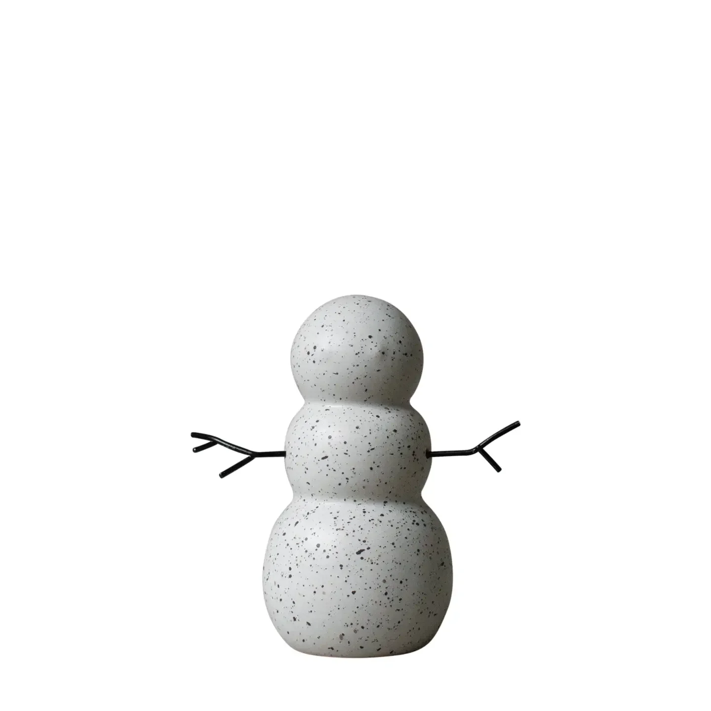 PETIT BONHOMME DE NEIGE EN CERAMIQUE - DBKD
