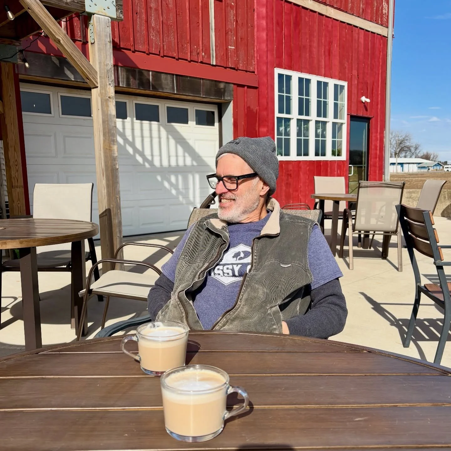 Happy Weekend from The Barn 1880 - This morning started slow and sweet &mdash; Jon pulled the most delicious cappuccino on our &ldquo;new to us&rdquo; espresso machine, and we enjoyed a cup out on the patio &hellip;soaking up the quiet before a full 