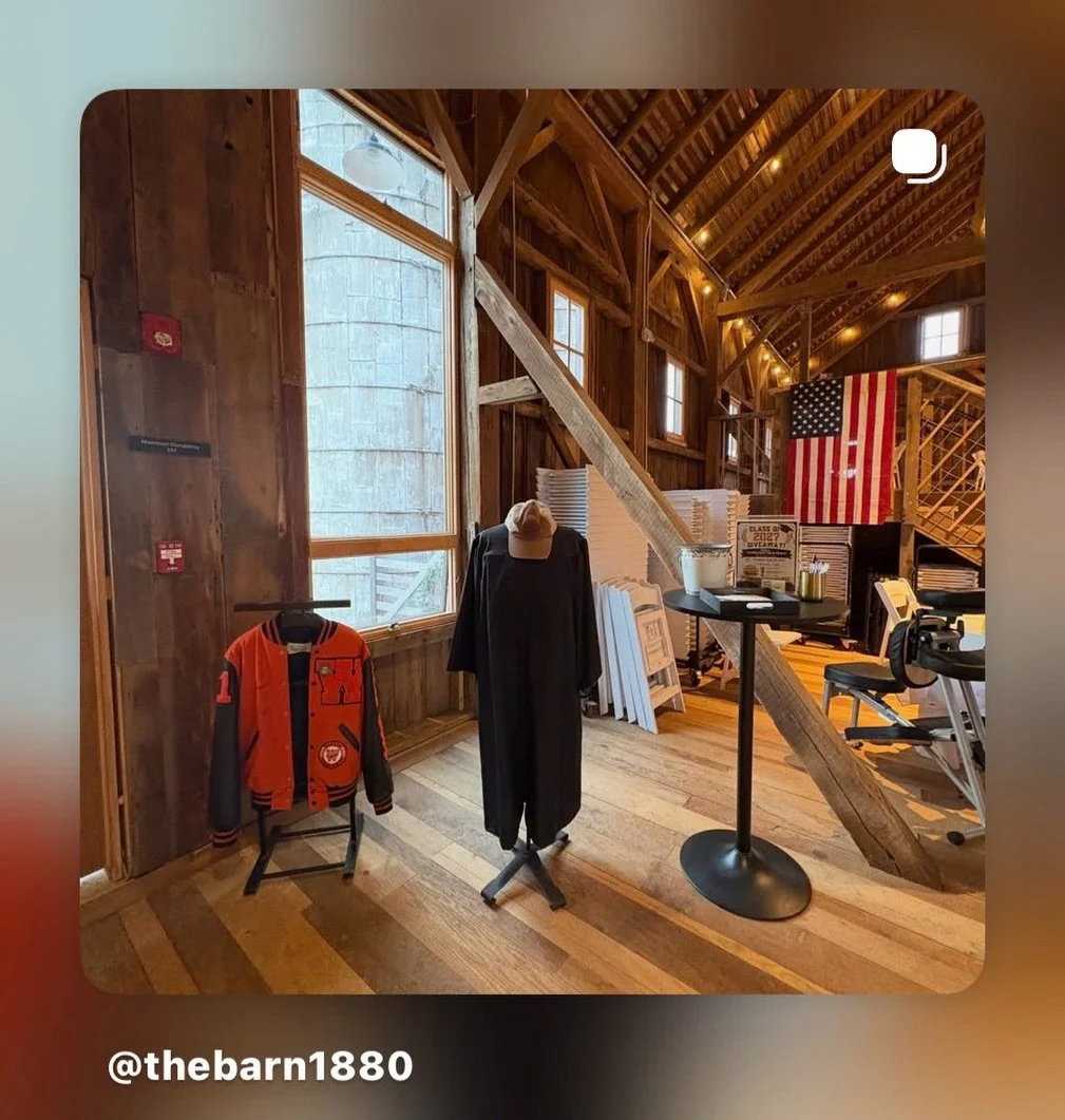 🎓 Class of 2027 Graduation Families &mdash; here&rsquo;s what&rsquo;s left! 🎓 If you&rsquo;re already thinking ahead for your 2027 graduation open house, now is the time to get your date locked in at The Barn 1880.

Here&rsquo;s what we currently h
