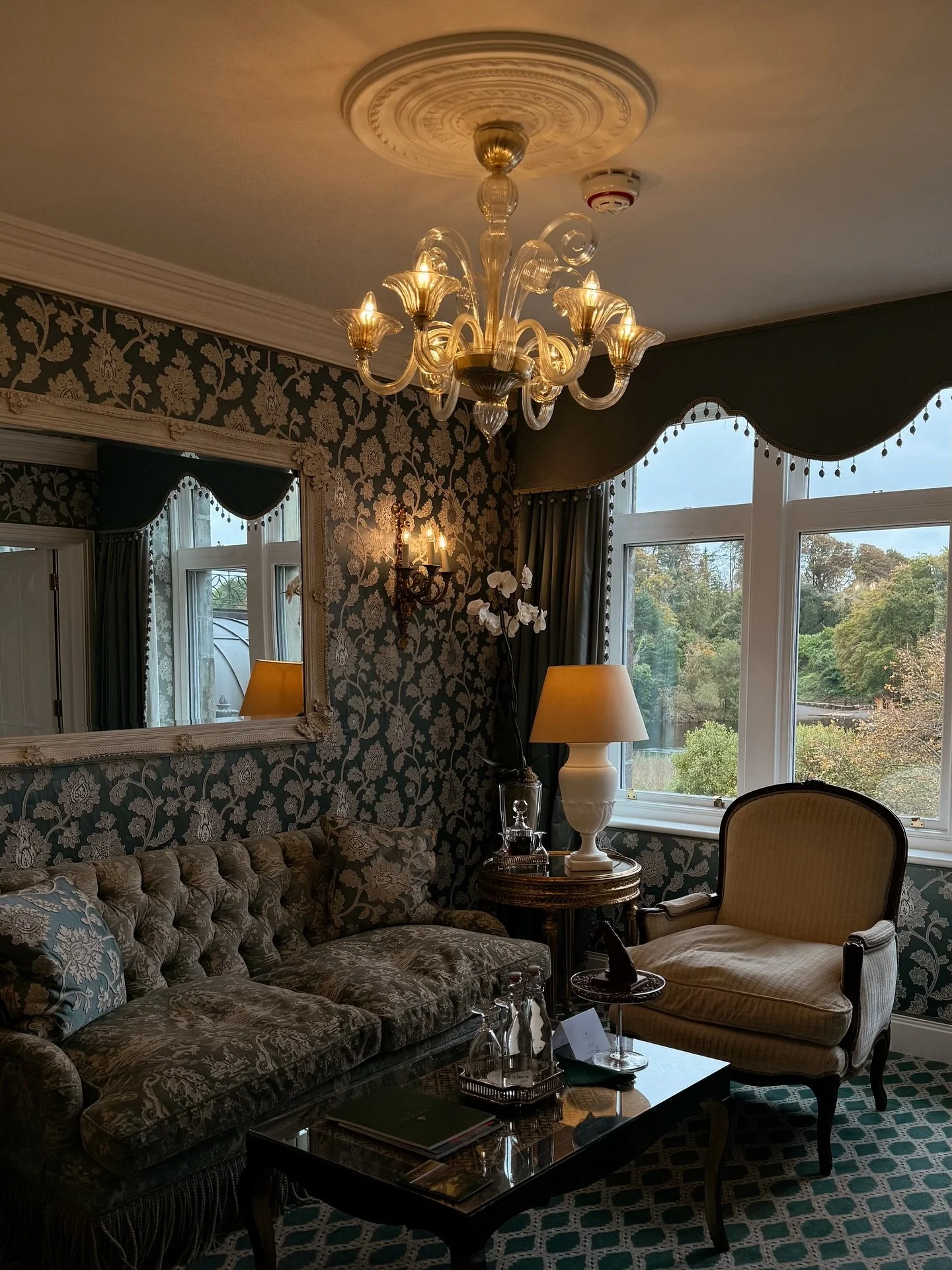 Lavish Irish hospitality at its finest ✨ 

@ashfordcastle completely spoiled us with boatloads of character and charm, and we leave with bags of handmade chocolates, new friends, and many stories to tell 🏰 

My great Auntie Kitty worked here in the 