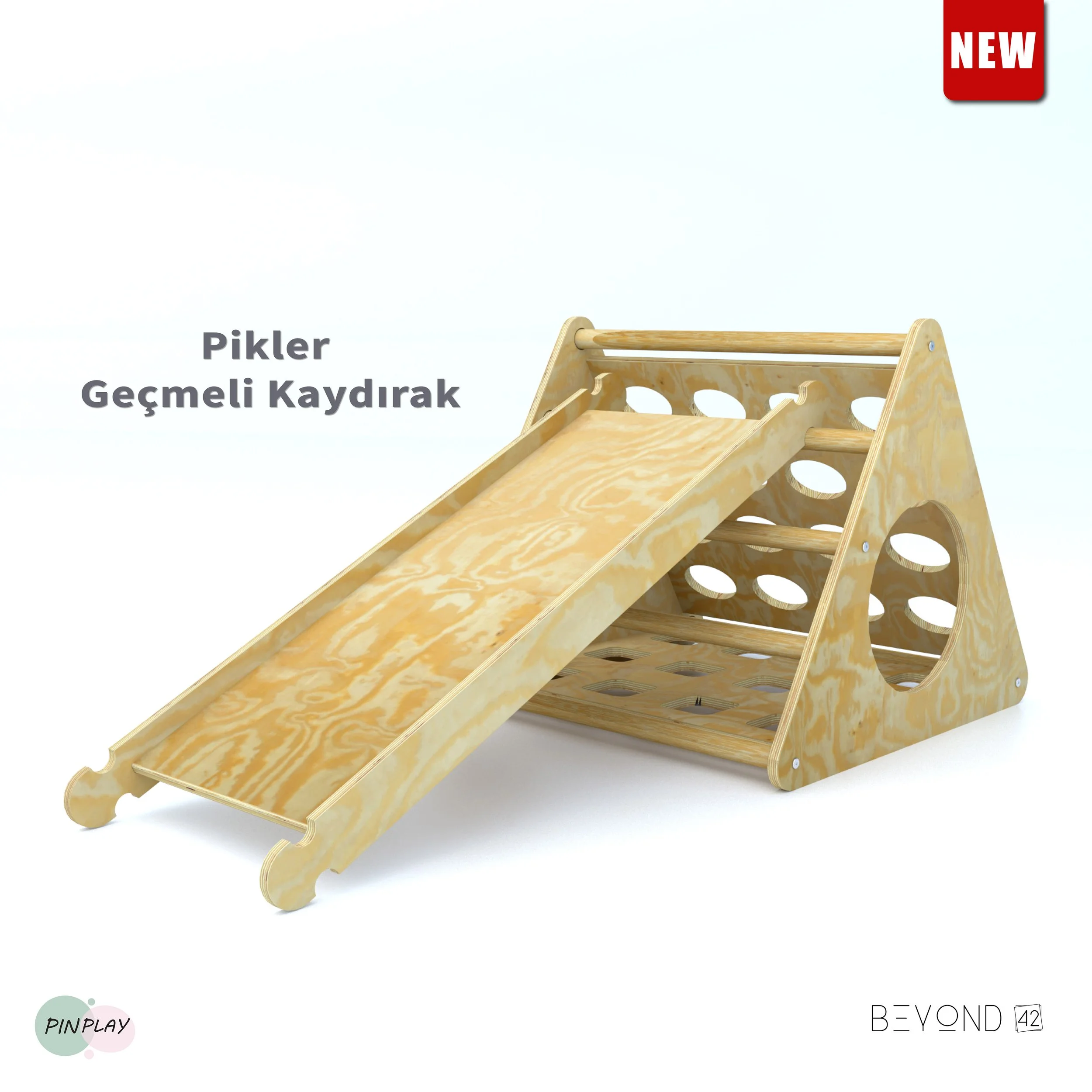 PinPlay Pikler Geçmeli Kaydırak