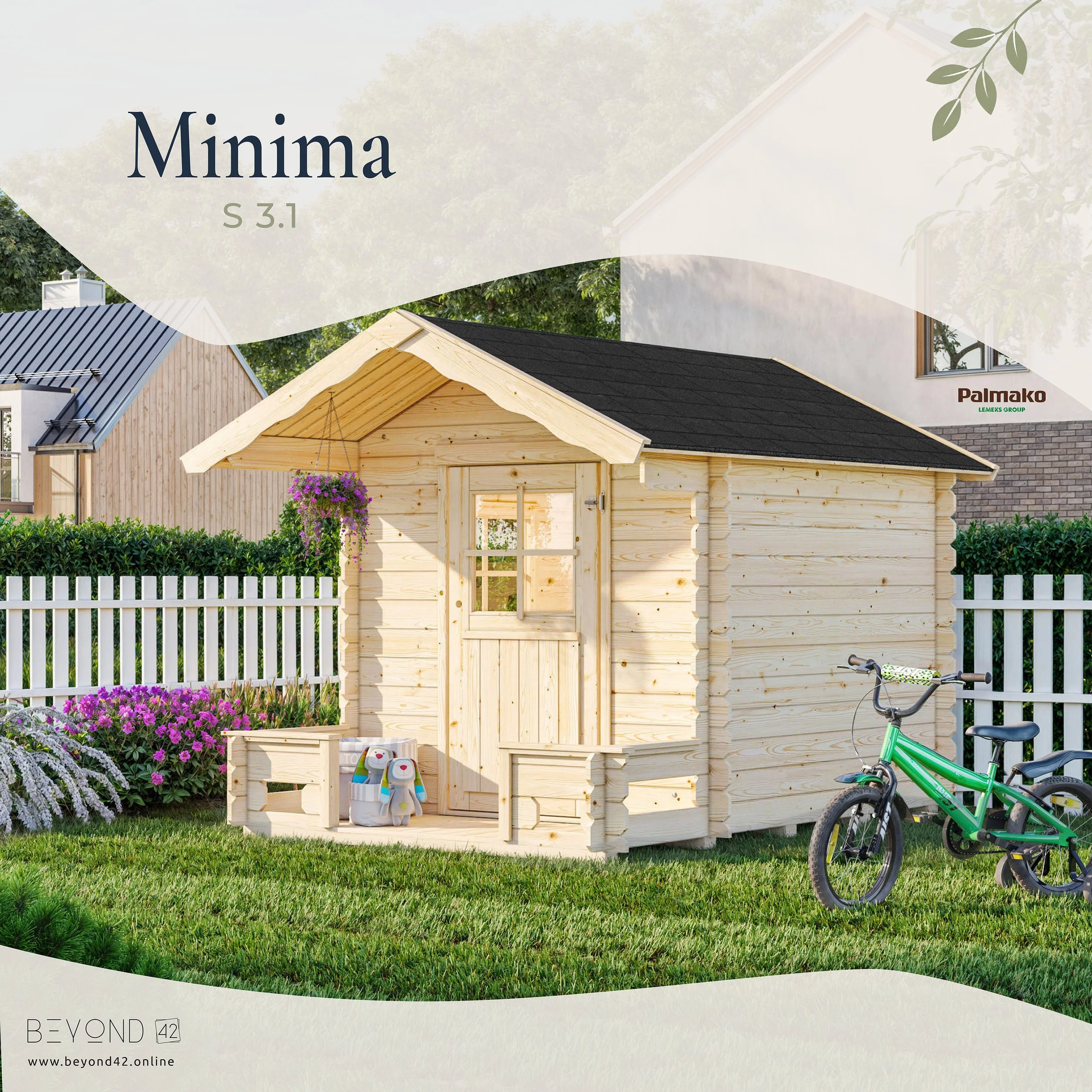 Minima S3.1 - Ahşap oyun evi