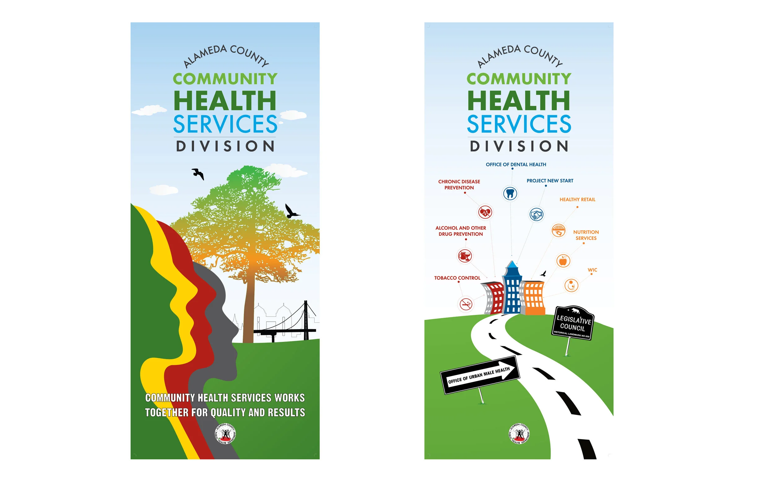 Promotional Collateral: Retractable Signage, Posters