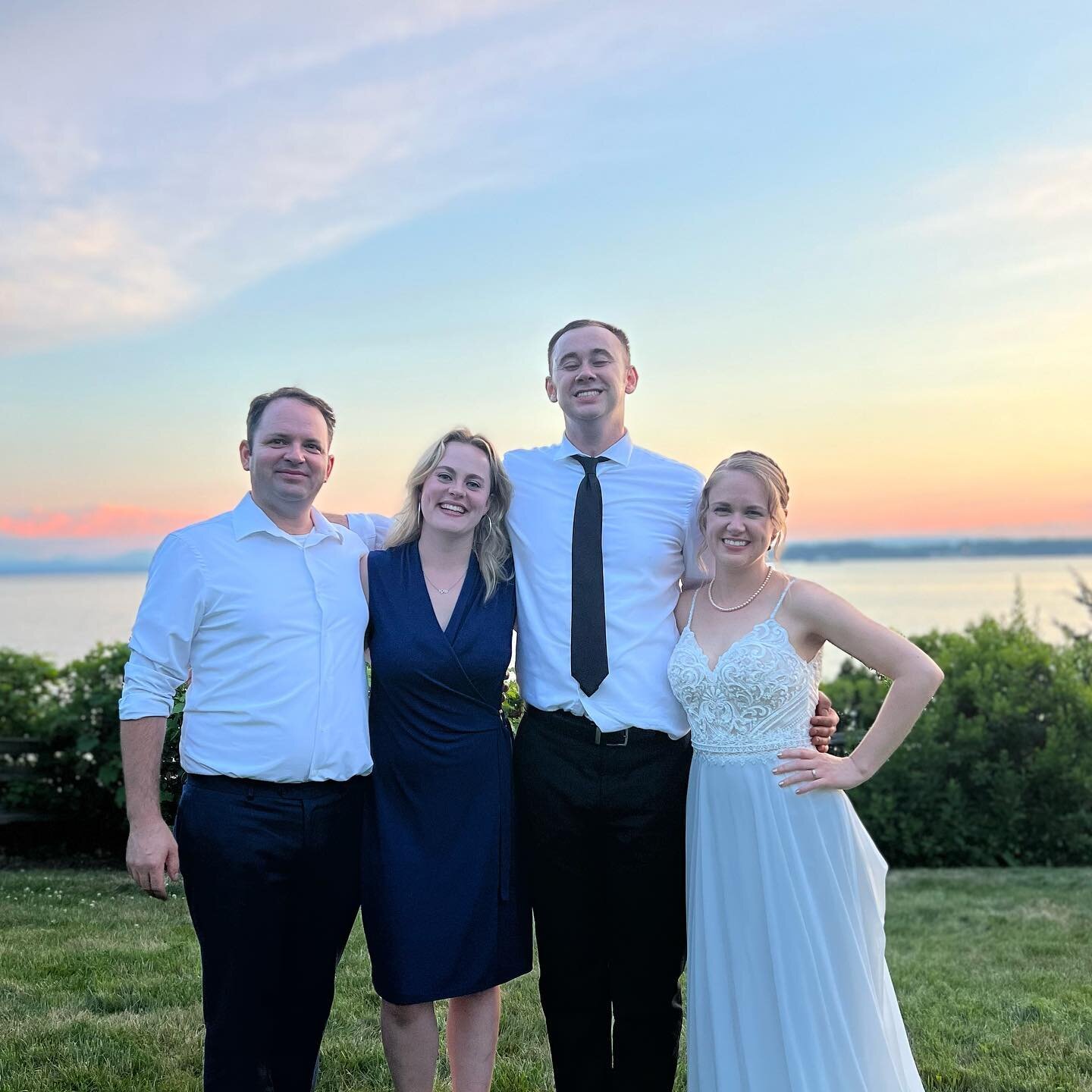 There are very few couples I would skip the campaign weekend before the primary for- Noah &amp; Emily are one them!

 🥂Congratulations to the happy pair and thank you from Dylan &amp; I for a beautiful evening on the lake.