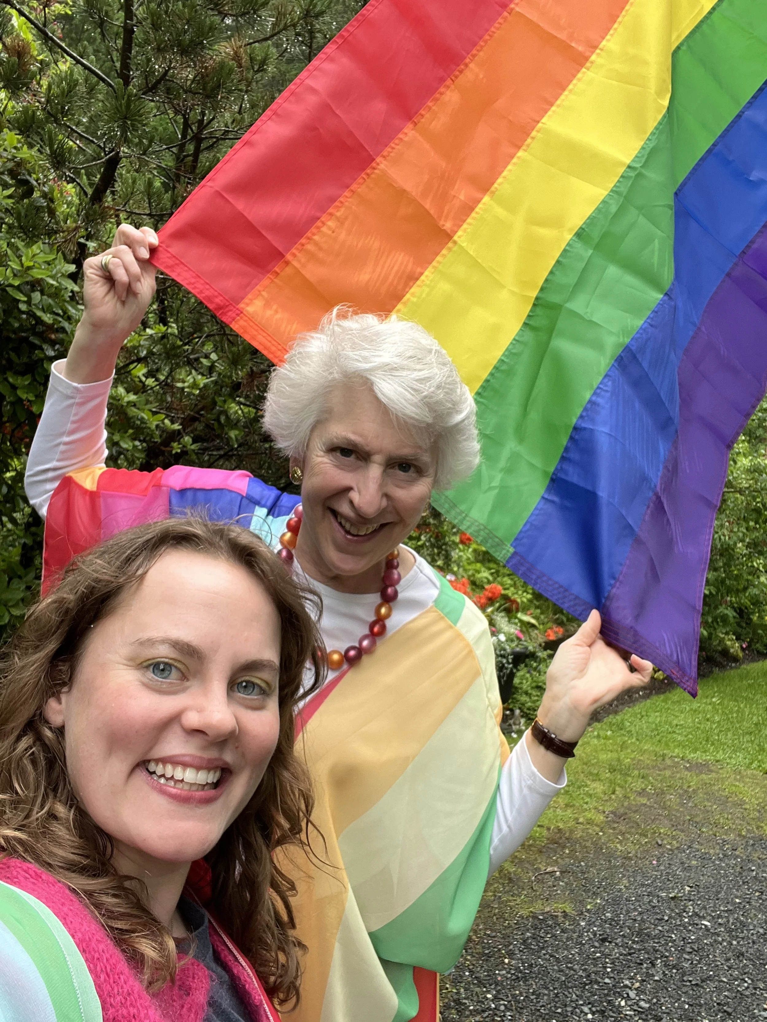 Senator Clarkson and I celebrating Pride