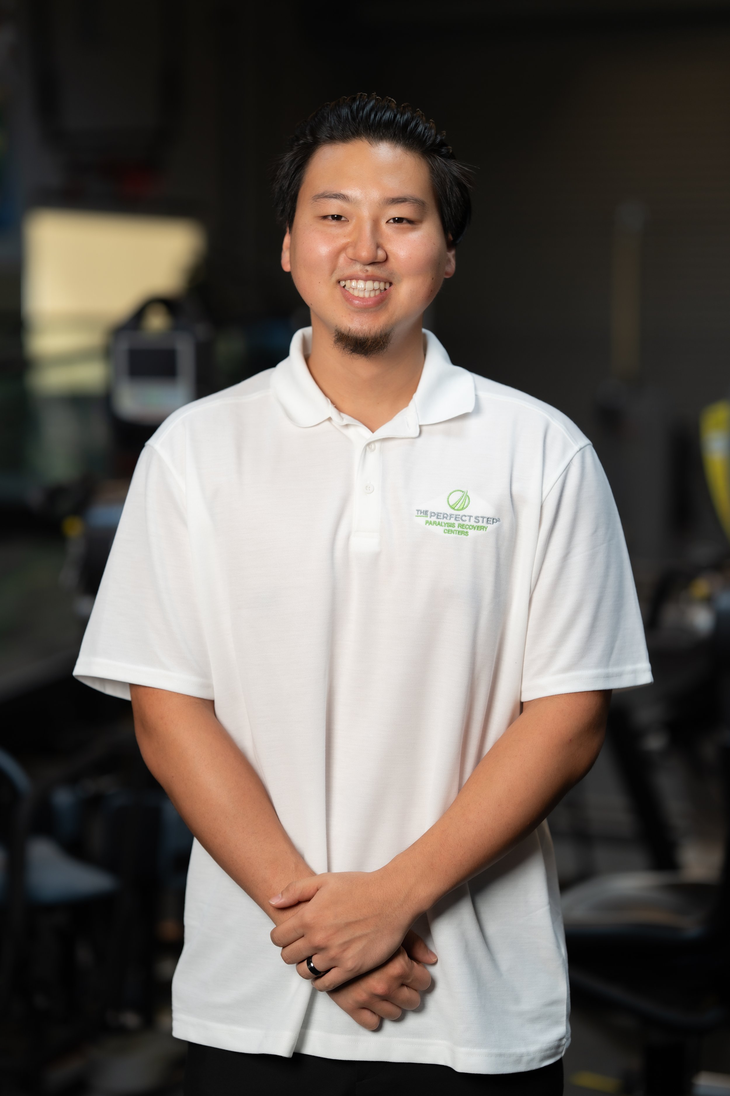 A male trainer at The Perfect Step.