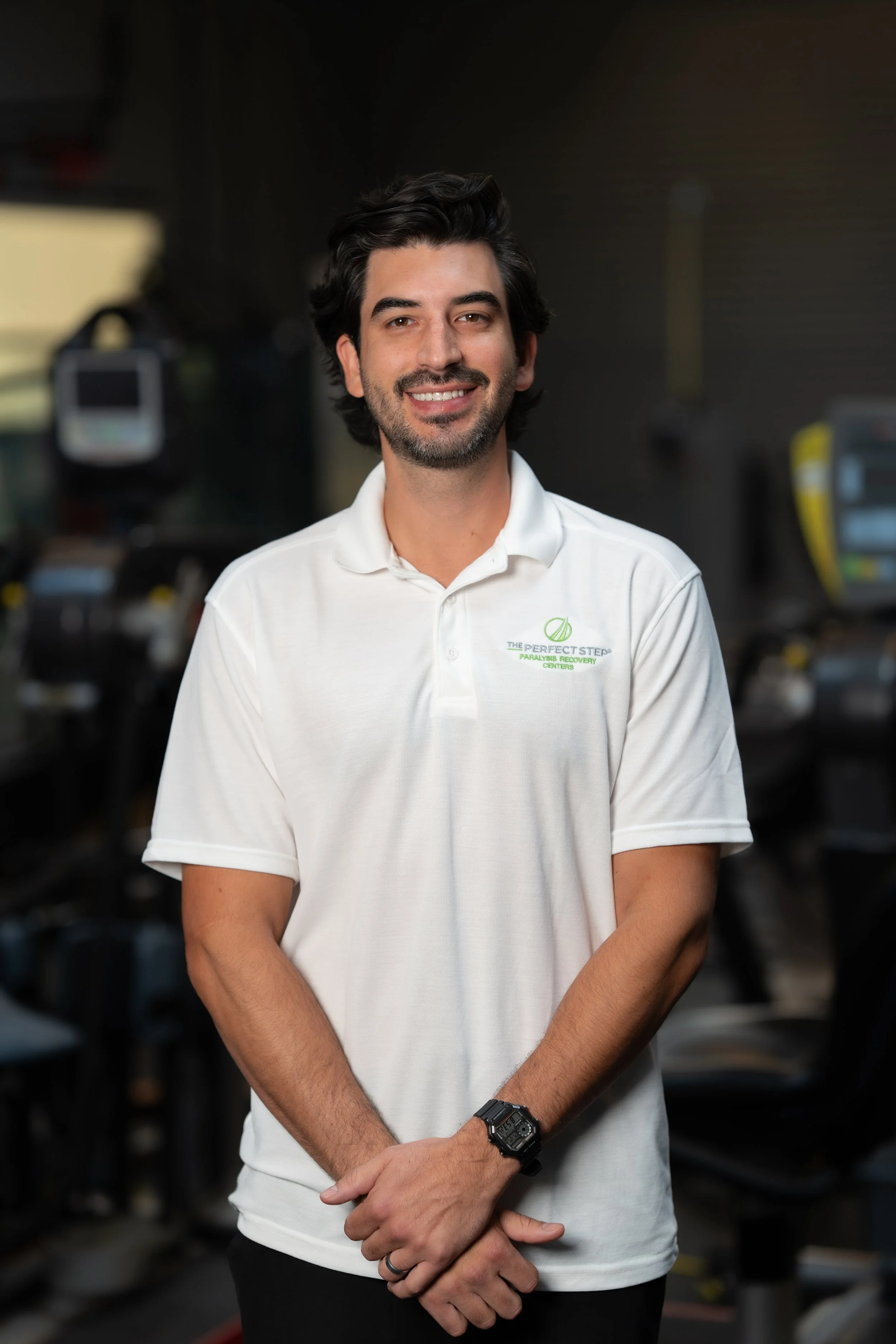 A male trainer at The Perfect Step.