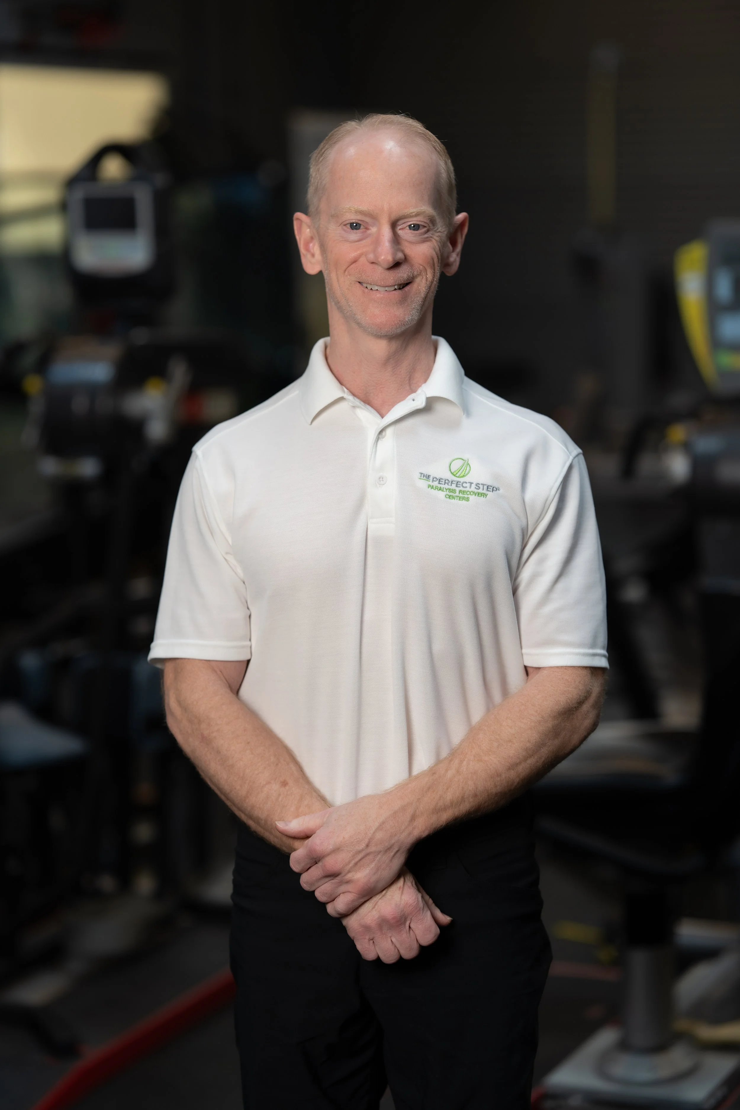 A male trainer at The Perfect Step.