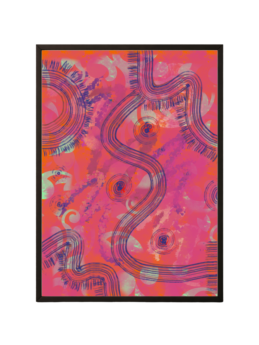 'funky guitar' (Print)