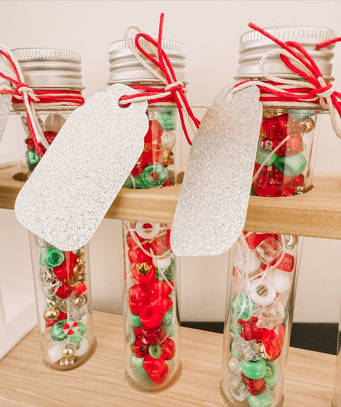 A few of the colours are now sold out but I&rsquo;ve added some Christmas bead kits too 🤩🤩.

Each kit is more than enough to make two bracelets and do make sure to pop your child&rsquo;s name in at the checkout and I&rsquo;ll add their letter beads