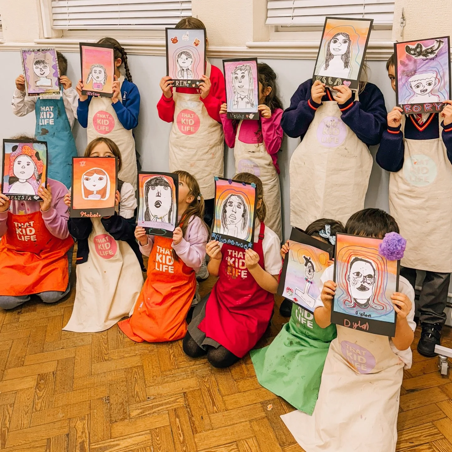 Bold self-portraits with no erasing ✨

Drawing in Sharpie from a mirror helps kids to slow down, really look at their beautiful features and make confident choices. No rubbing out builds resilience, reduces perfectionism and celebrates unique details