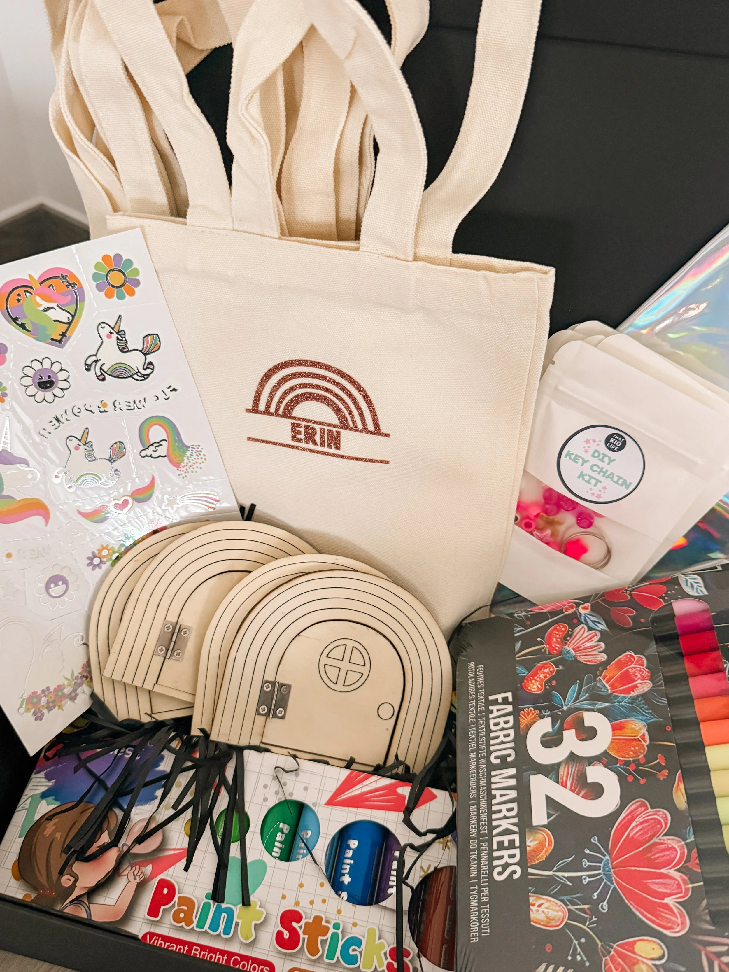 PREMIUM Rainbow Craft Party Kit