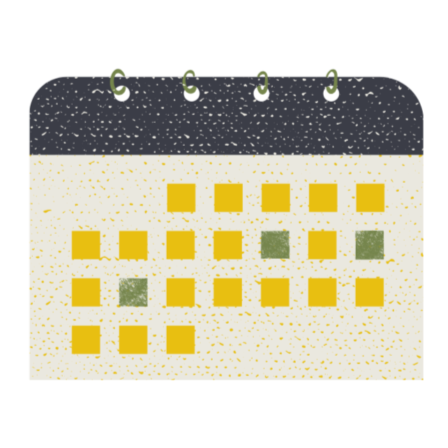 Geometric drawing of an outline square with sections divided by vertical, horizontal, and diagonal lines.