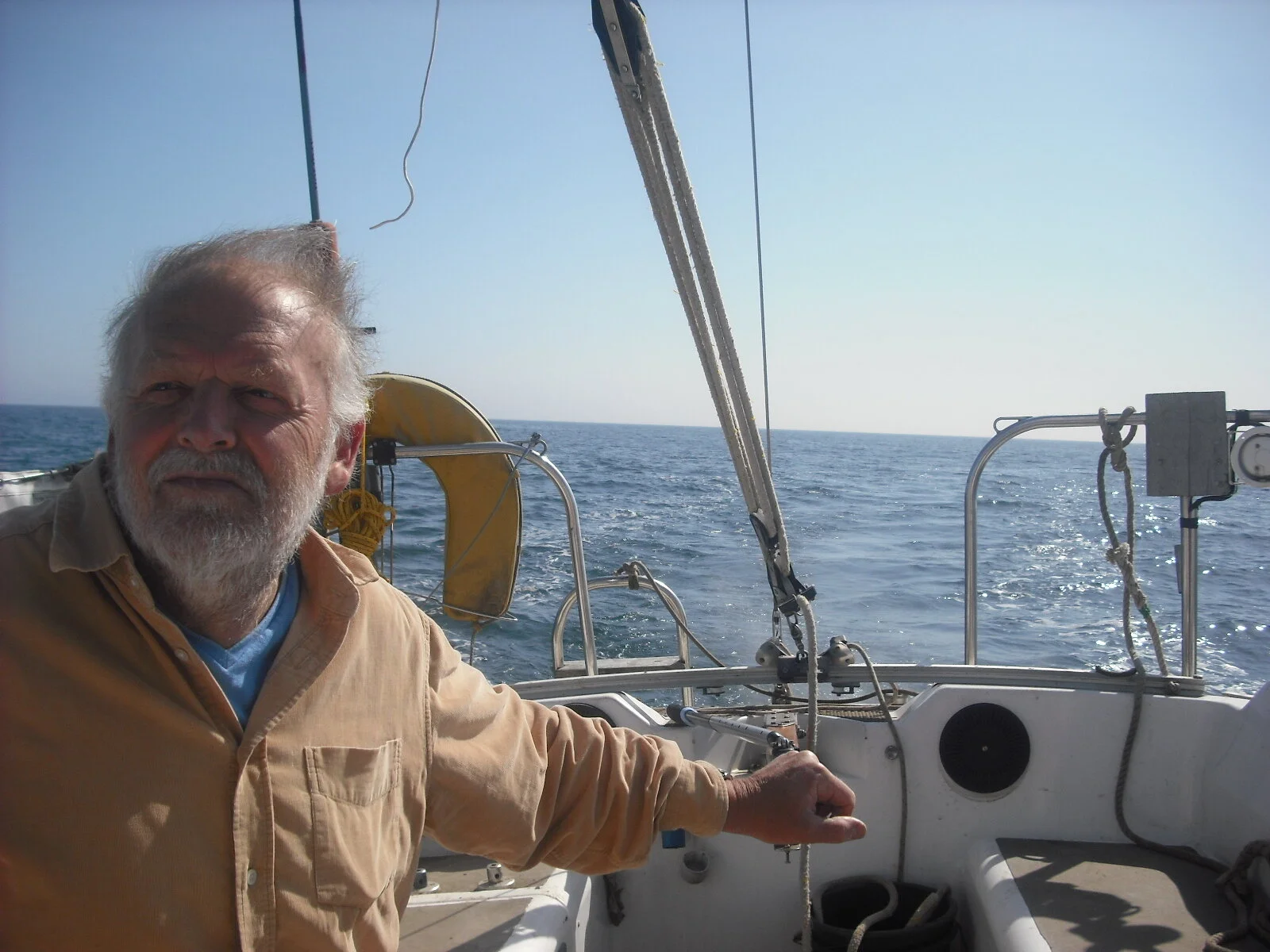 Sailing to Lundy on Anastasia
