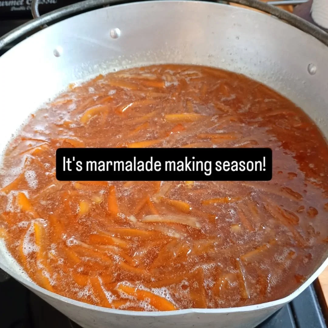 A miserable January day is the perfect time to be making marmalade full of Seville orange sunshine! #silvercottagebraunton #homecooking  #bedandbreakfastbraunton