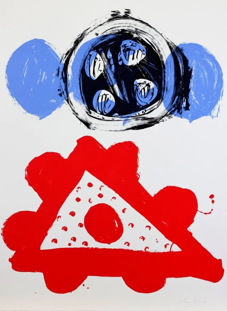 We See Monoprint 76 x 56 2013