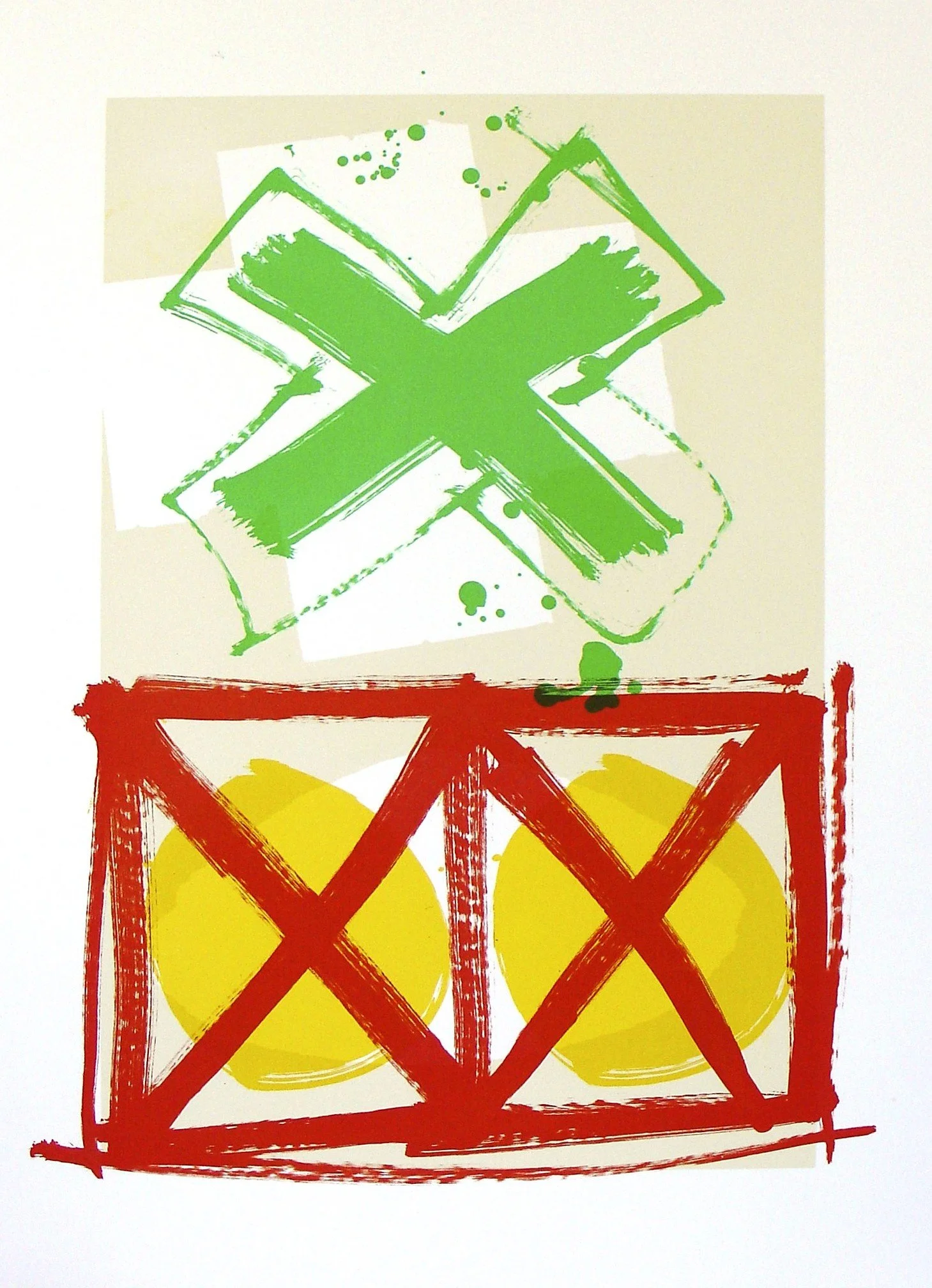 Shepreth, 112 x 77 cm Screenprint mono 2010