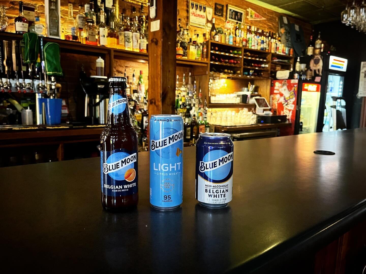 Our customers love Blue Moon. Now available in regular, light and NA! (We have an amazing lineup of NA beers.)