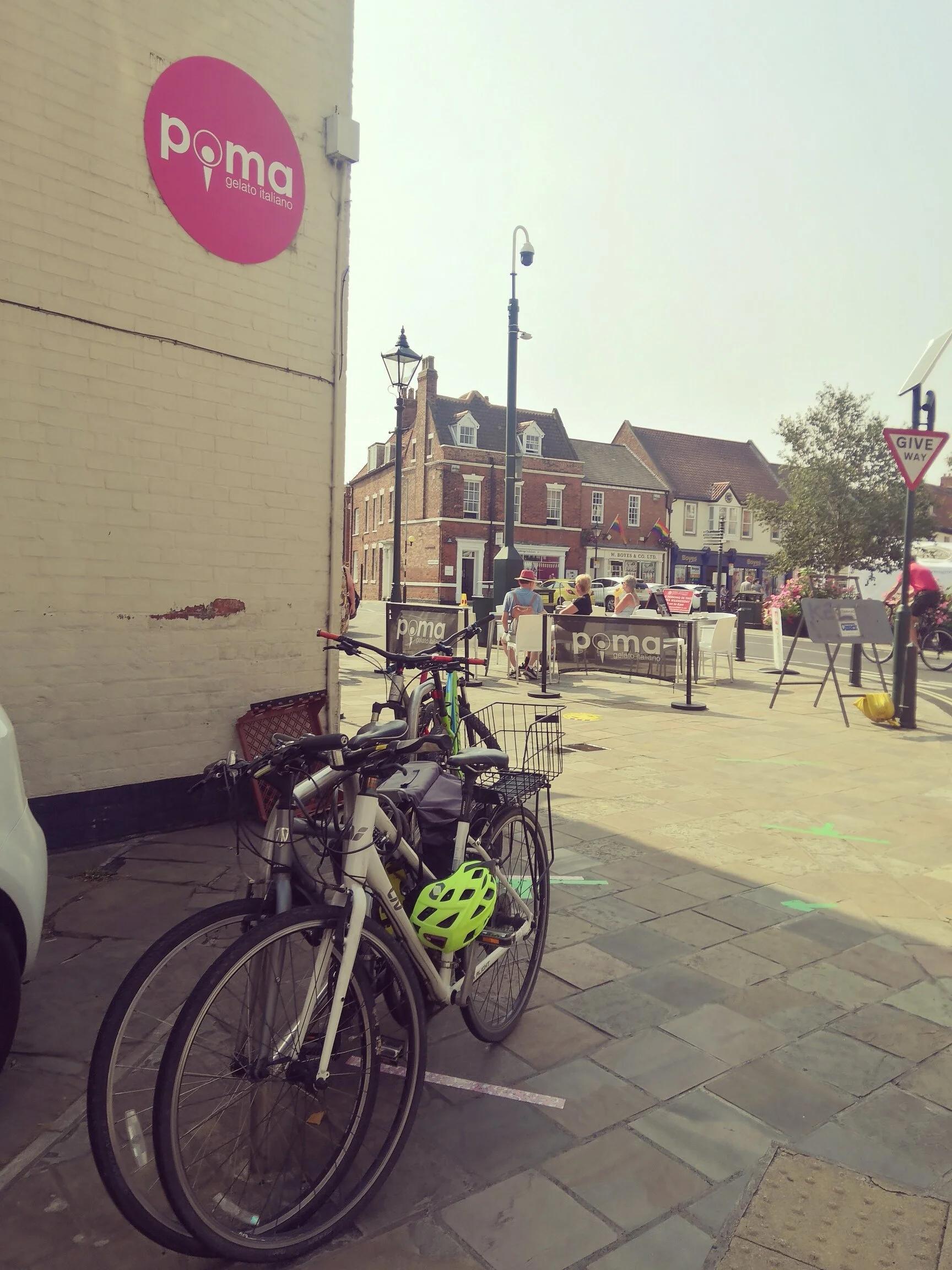 Keep your bikes safely locked up nearby