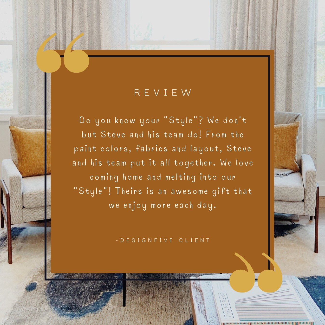 Let&rsquo;s hear what our clients have to say ⤴️ We are so grateful for all of our amazing clients. Getting to work on your homes is a privilege and we are thankful for your trust in us. 💛
.
.
.
#designfive #pittsburgh #pittsburghinteriordesigner #p