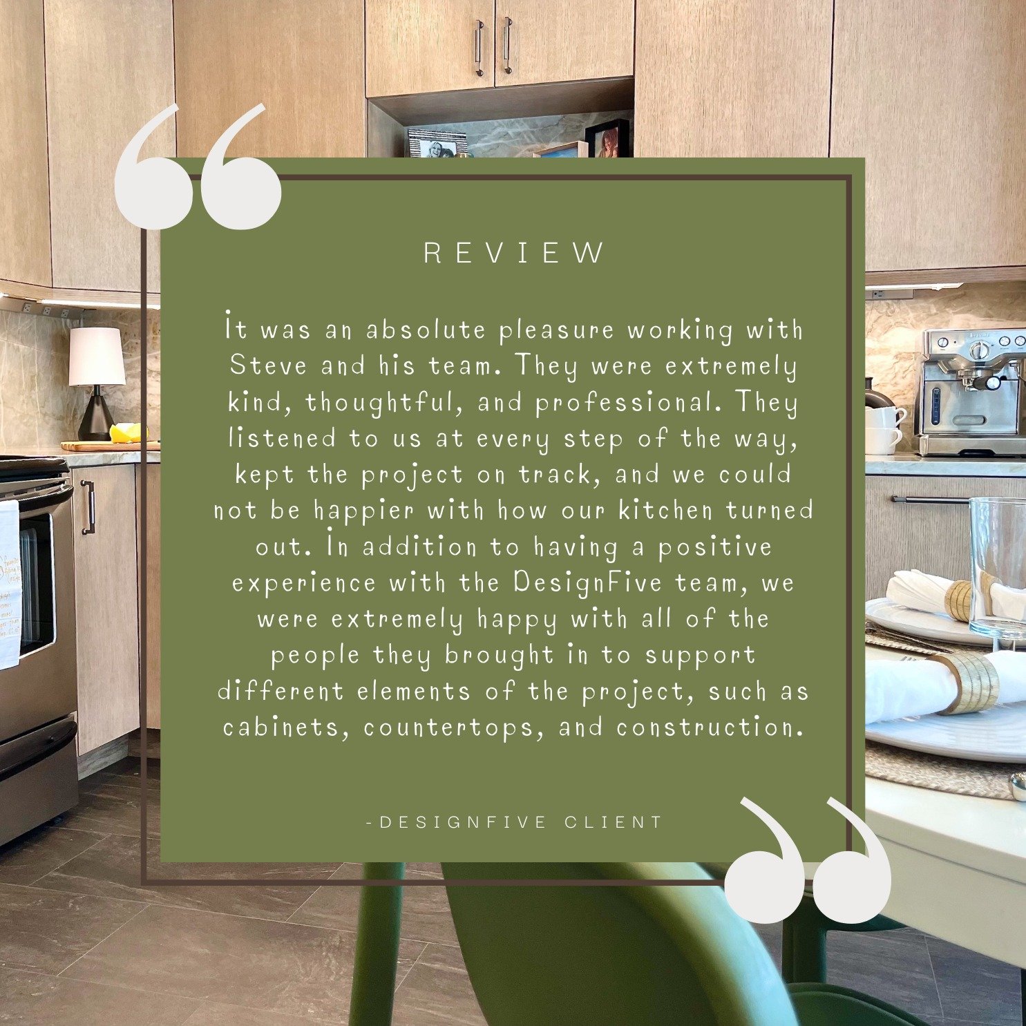 Another review from our clients. We are so thankful for the great, men, women, couples, and families that we get to work with everyday. 
.
.
.
#designfive #pittsburgh #pittsburghinteriordesigner #pittsburghinteriors #interiordesign #design #homedecor