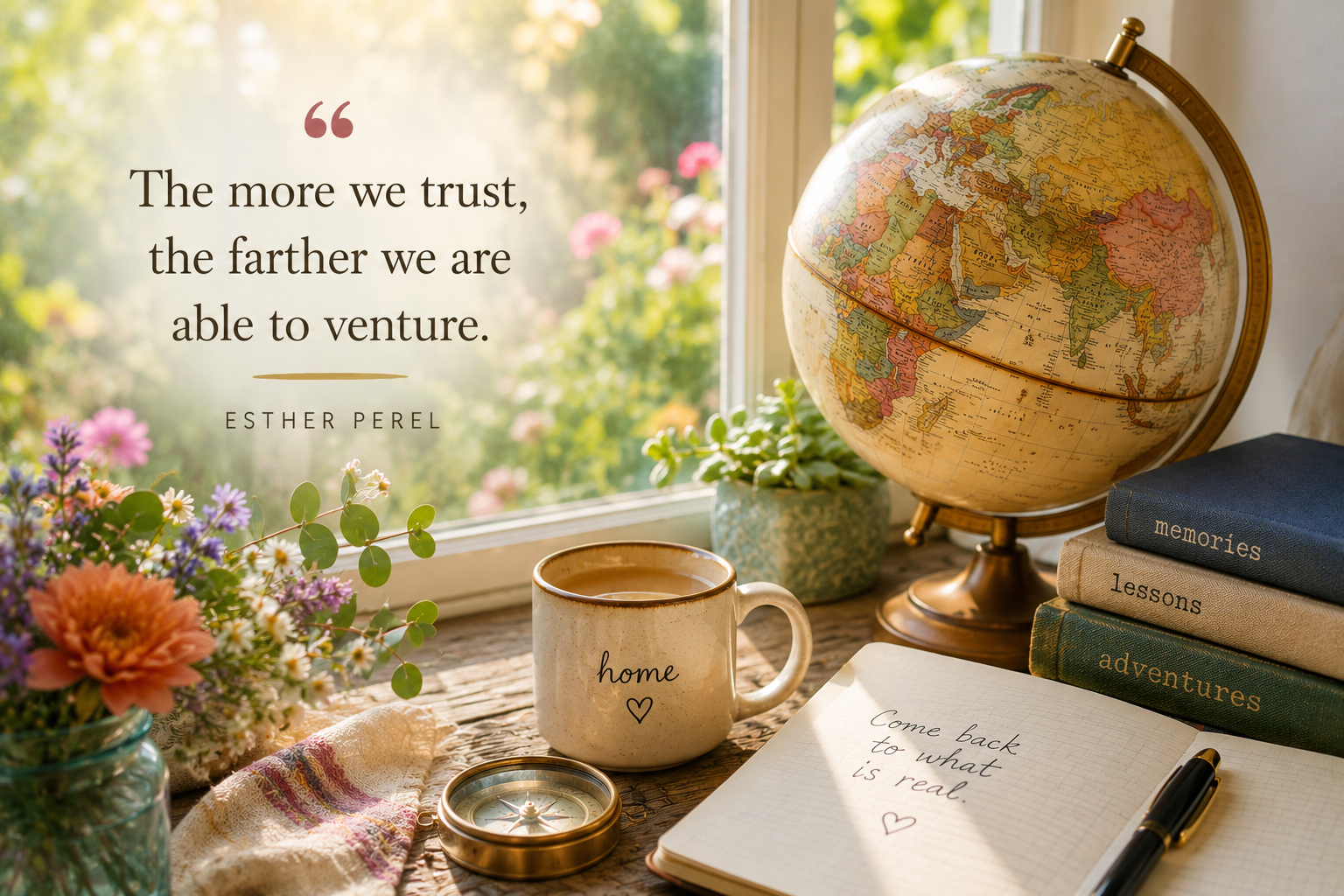 “The More We Trust, The Farther We Venture”