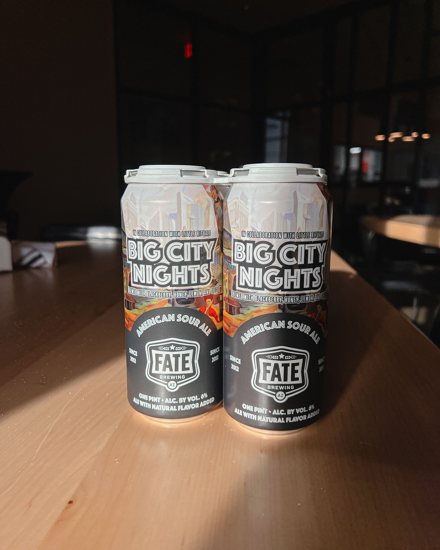 Introducing Big City Nights 🍺🌙 A bold, cocktail-inspired sour ale crafted with the mixology masters at Little Rituals. We&rsquo;re talking 1,000 lbs. of blackberry puree, local honey, lemon, El Dorado hops, and a secret blend of spices&mdash;bringi