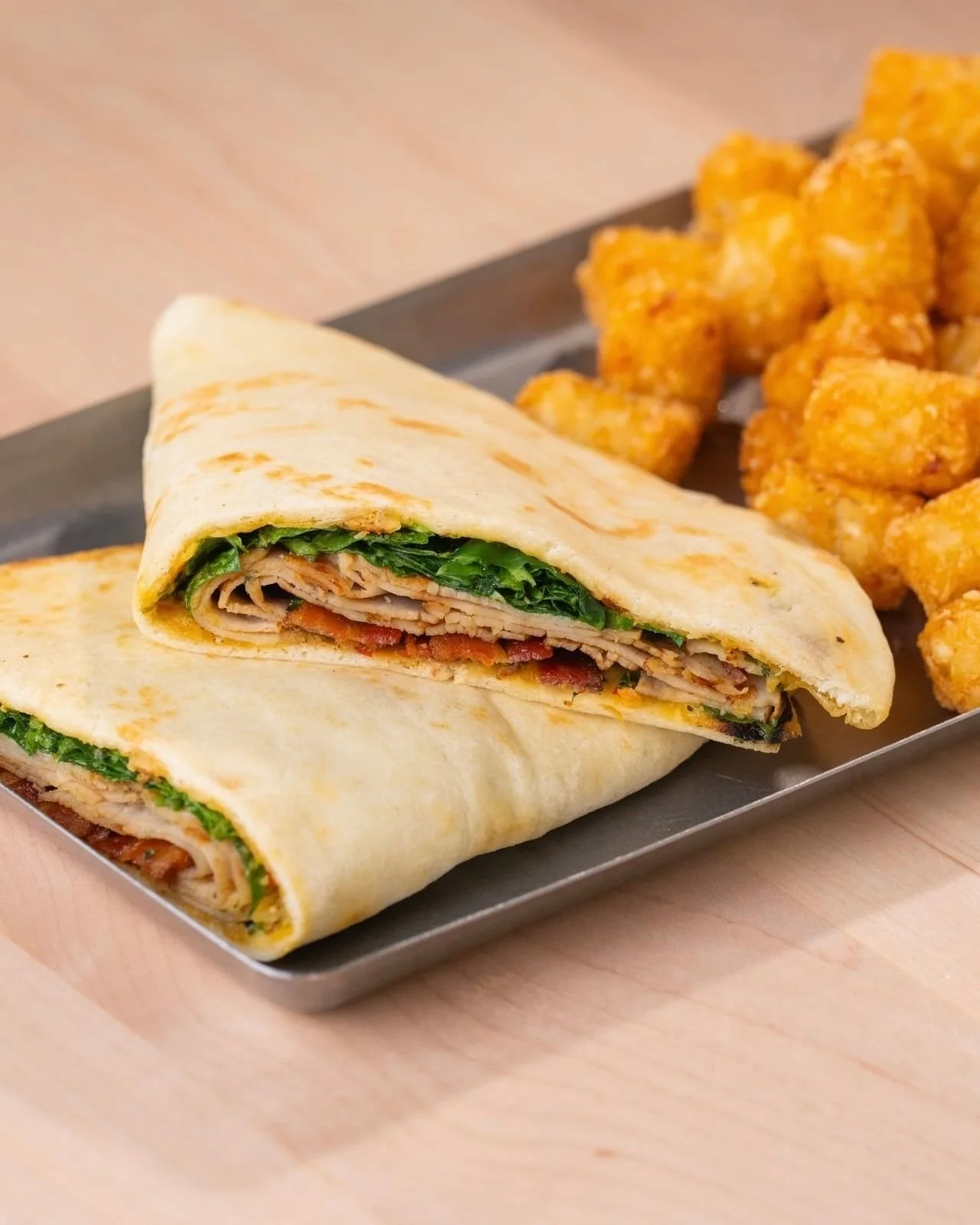 Stop by Fate for a quick bite done right! 
Pair our Turkey Wrap with your favorite pint 🍺 and a golden side of tots &mdash; the ultimate lunch combo you didn&rsquo;t know you needed 🍴✨

Fate Brewing Company 🔥

Sun - Thurs ➡️ 11:00am - 10:00pm
Fri 
