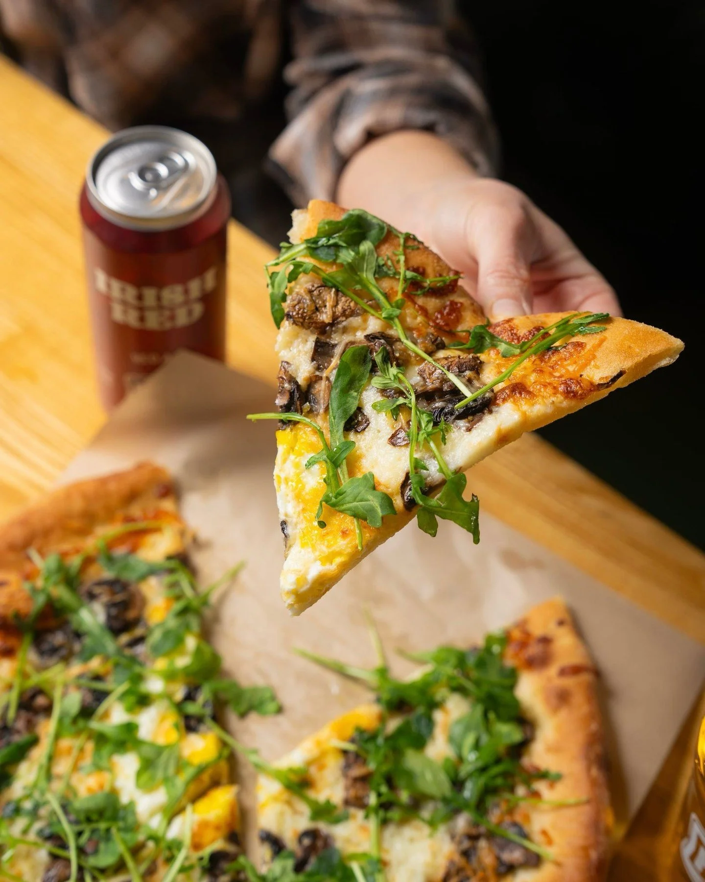 Breakfast energy, pizza form. ☀️🍕

The Truff Pizza layers olive oil, mozzarella, parmesan, mushrooms, arugula, a perfectly cracked egg, and white truffle oil for a morning-worthy bite. ✨

Fate Brewing Company 🌵☀️🍻

Sun - Thurs ➡️ 11:00am - 10:00pm