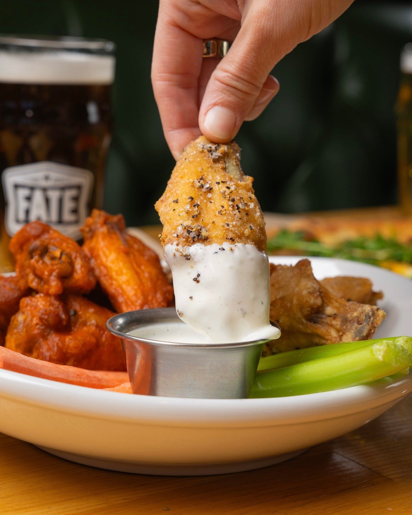 Crispy, saucy, and worth the midweek stop 🍗🔥
Dry rub or saucy&mdash;we&rsquo;ve got you covered at Fate Brewing Company this Wednesday.

Fate Brewing Company 🌵☀️🍻

Sun - Thurs ➡️ 11:00am - 10:00pm
Fri - Sat ➡️ 11:00am - 11:00pm

📍4445 N 7th St P