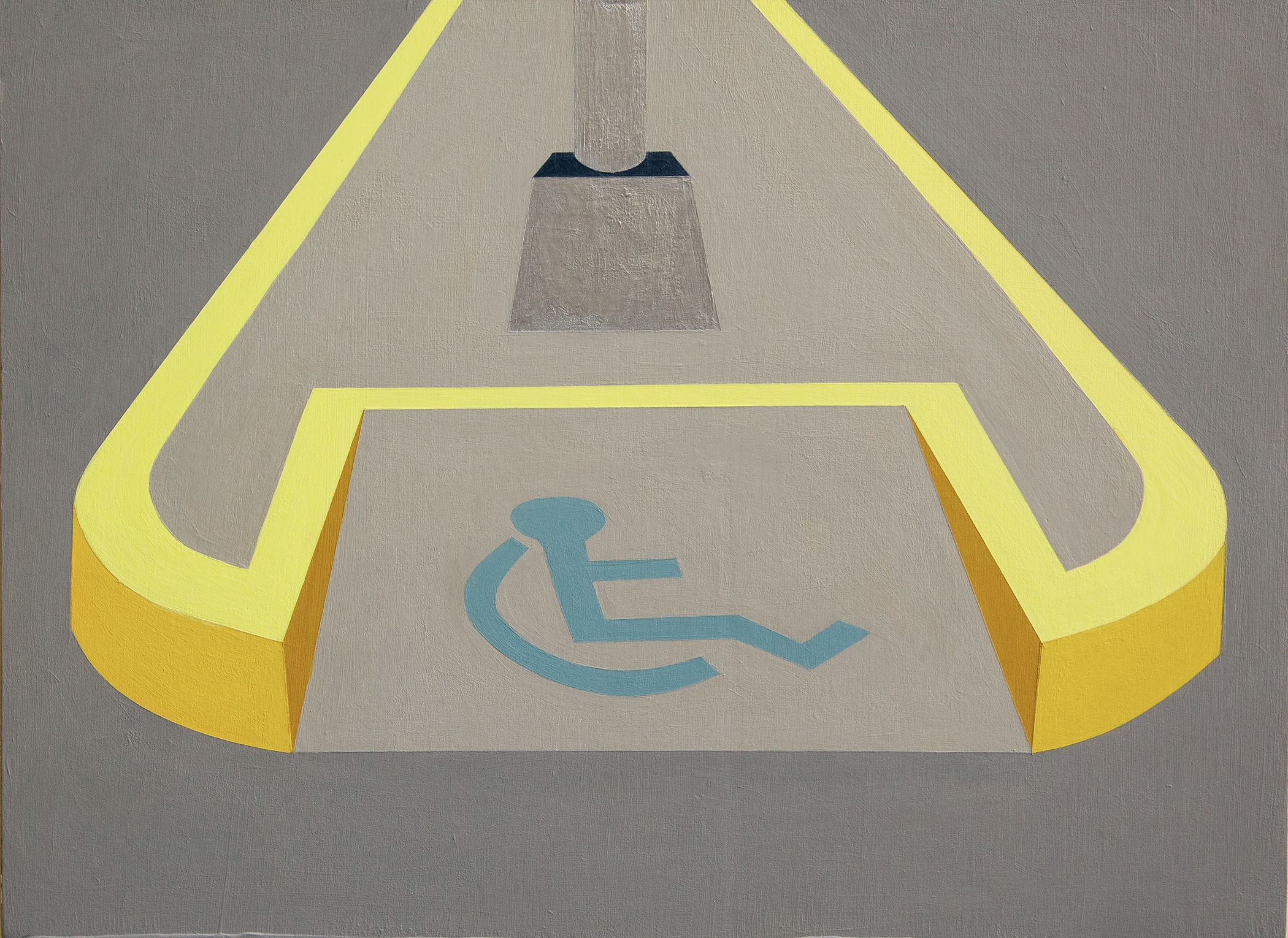 Slapstick, 14 x 11 in., Acrylic on Cradled Panel, 2026