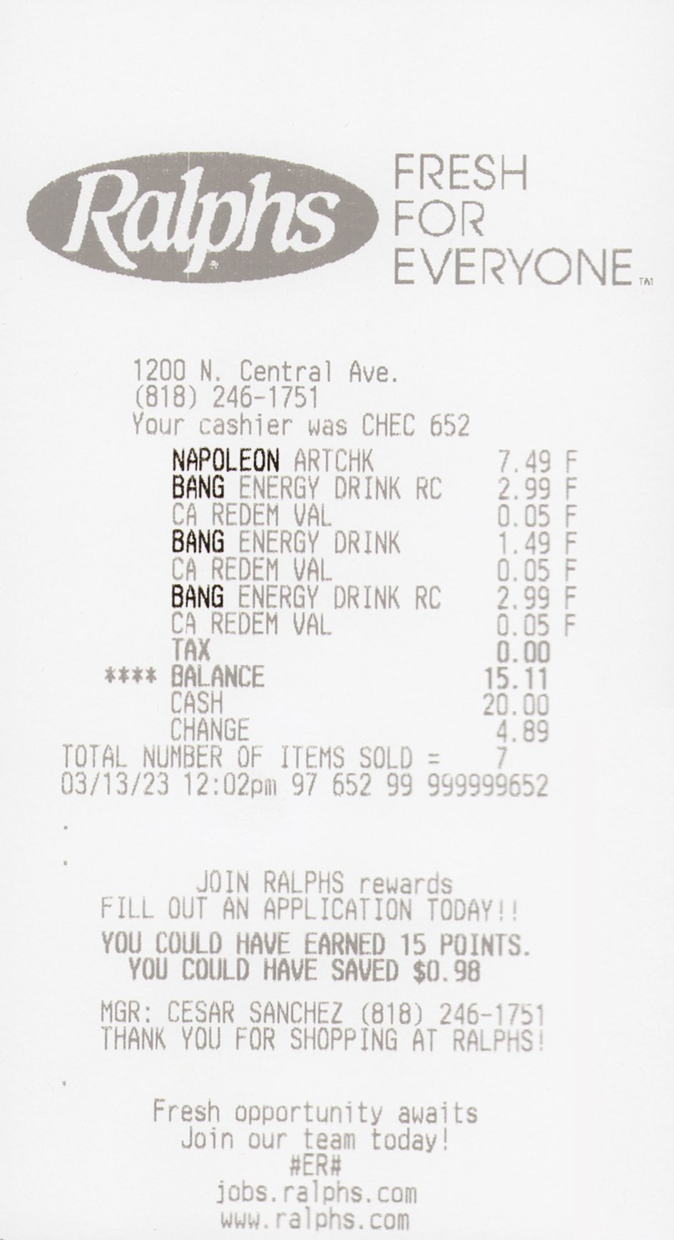 Napoleon Bang Bang Bang