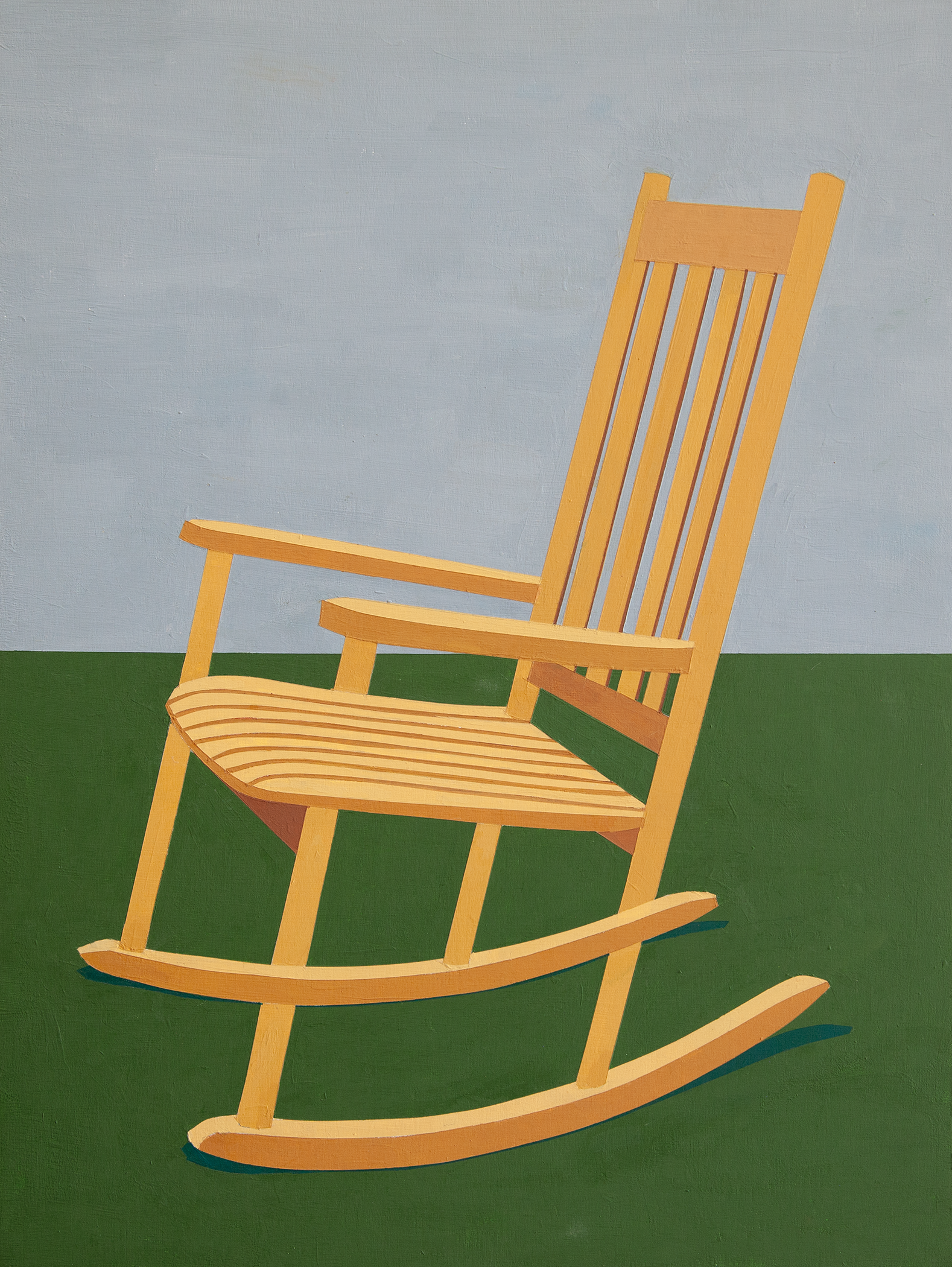 Rocking Chair, 12 x 16 in., Acrylic on Cradled Panel, 2026