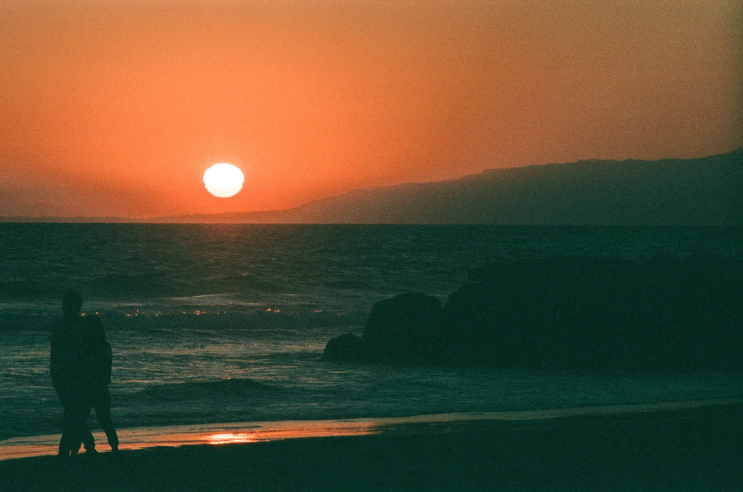Sunset. Santa Monica, California.