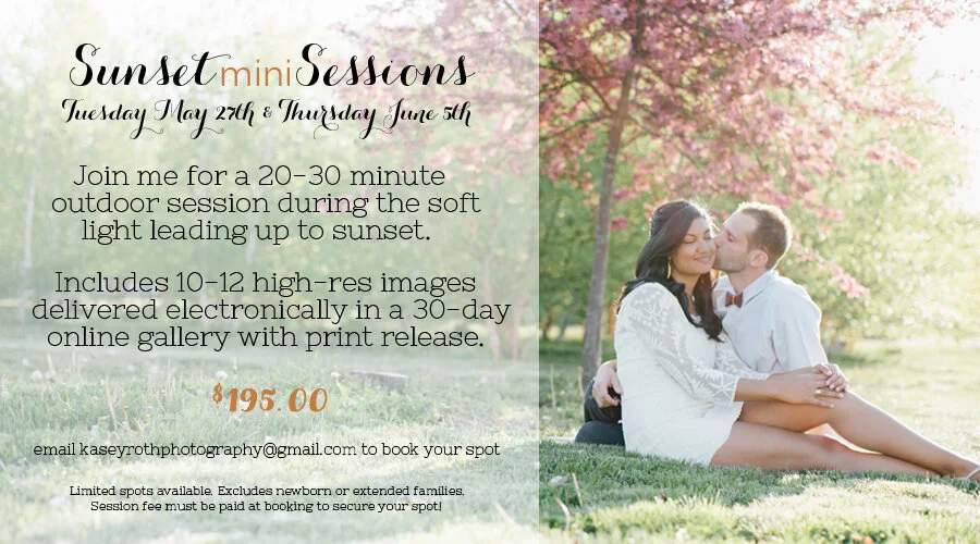 Sunset Mini Sessions!