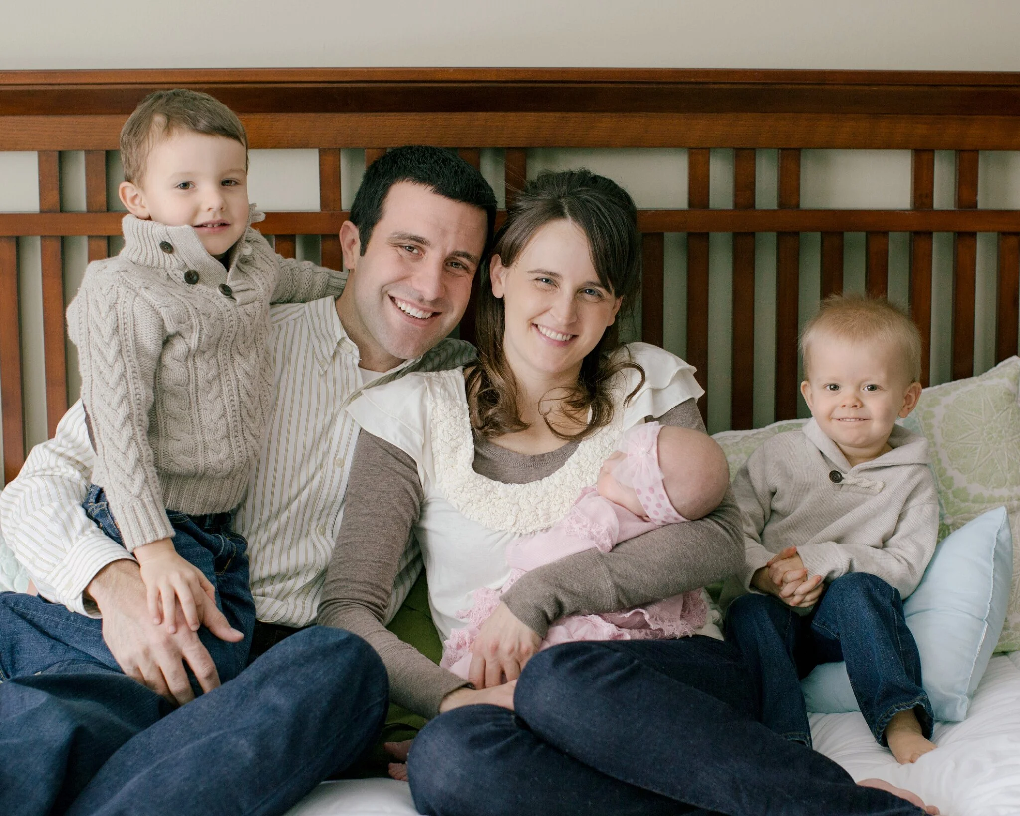 The Leman family // a lifestyle session: the arrival of Miss A