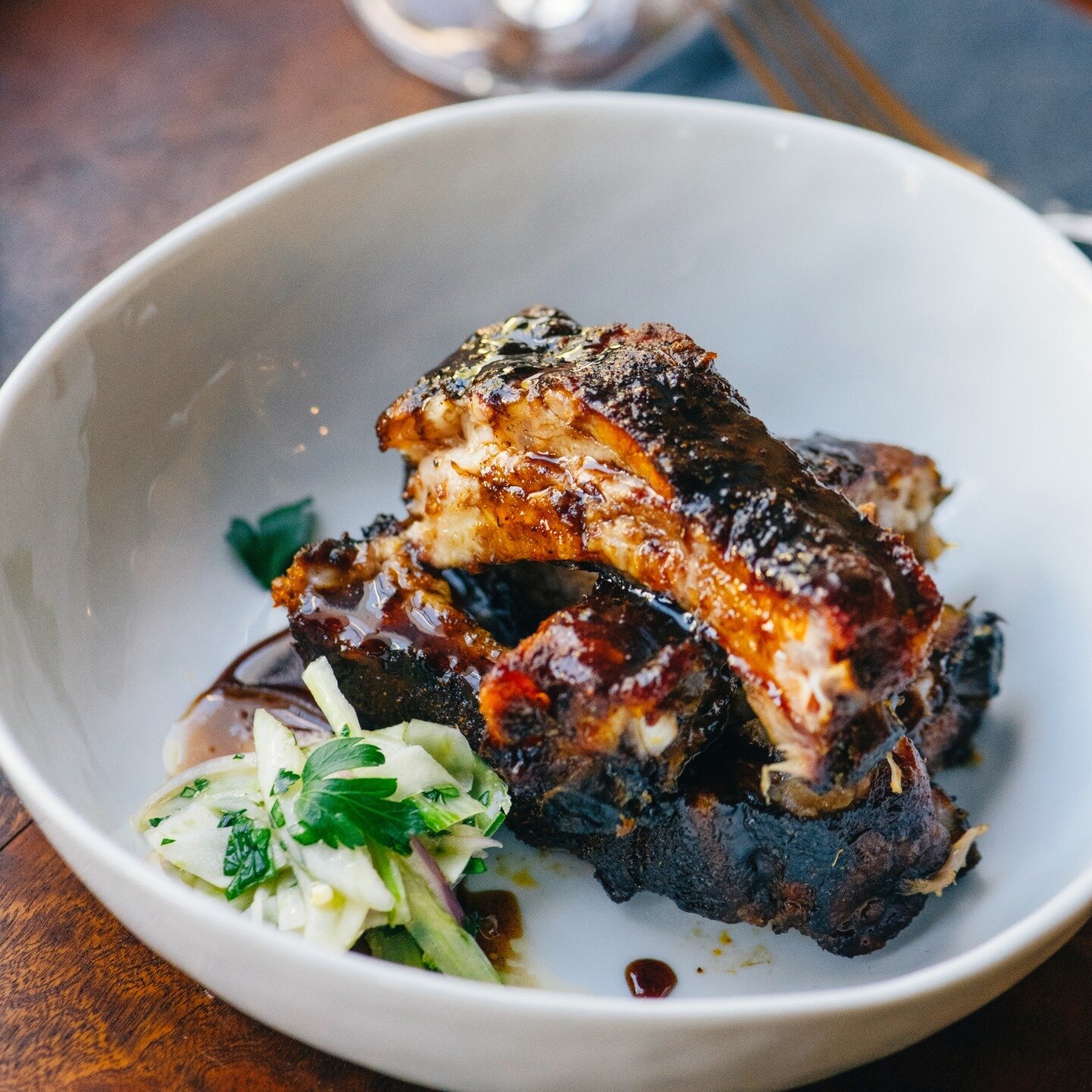 Who is ready for the weekend? Stop in for Tapas or Dinner. We're open Saturday from 12pm-10pm. 

Ft. our Costillas a la Portillo &middot; Slow smoked St. Louis ribs finished on the @josperofficial with a bourbon sherry glaze. #laurelonrutledge