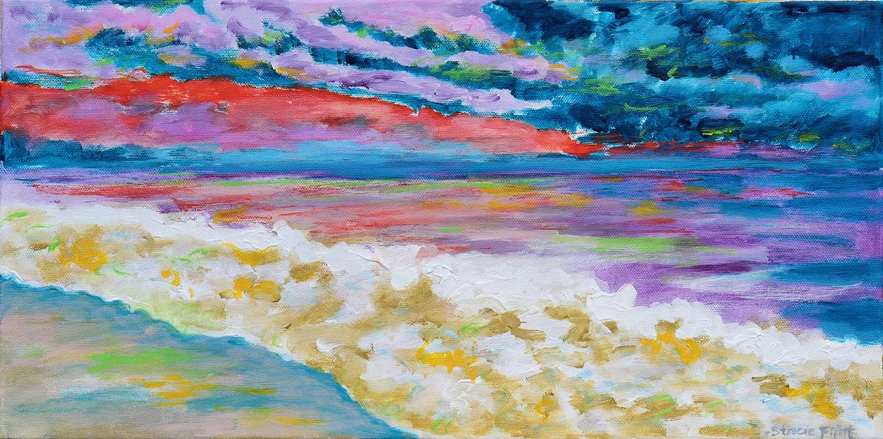 Gulfcoast Beach Moment • 10" x 20" • 2025