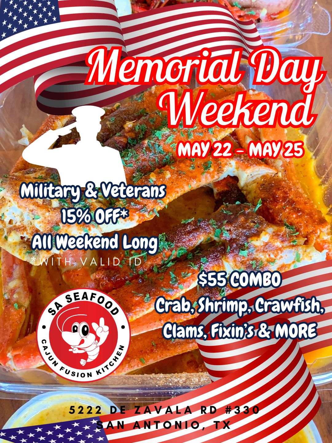 Memorial Day Discount For Military + Veterans