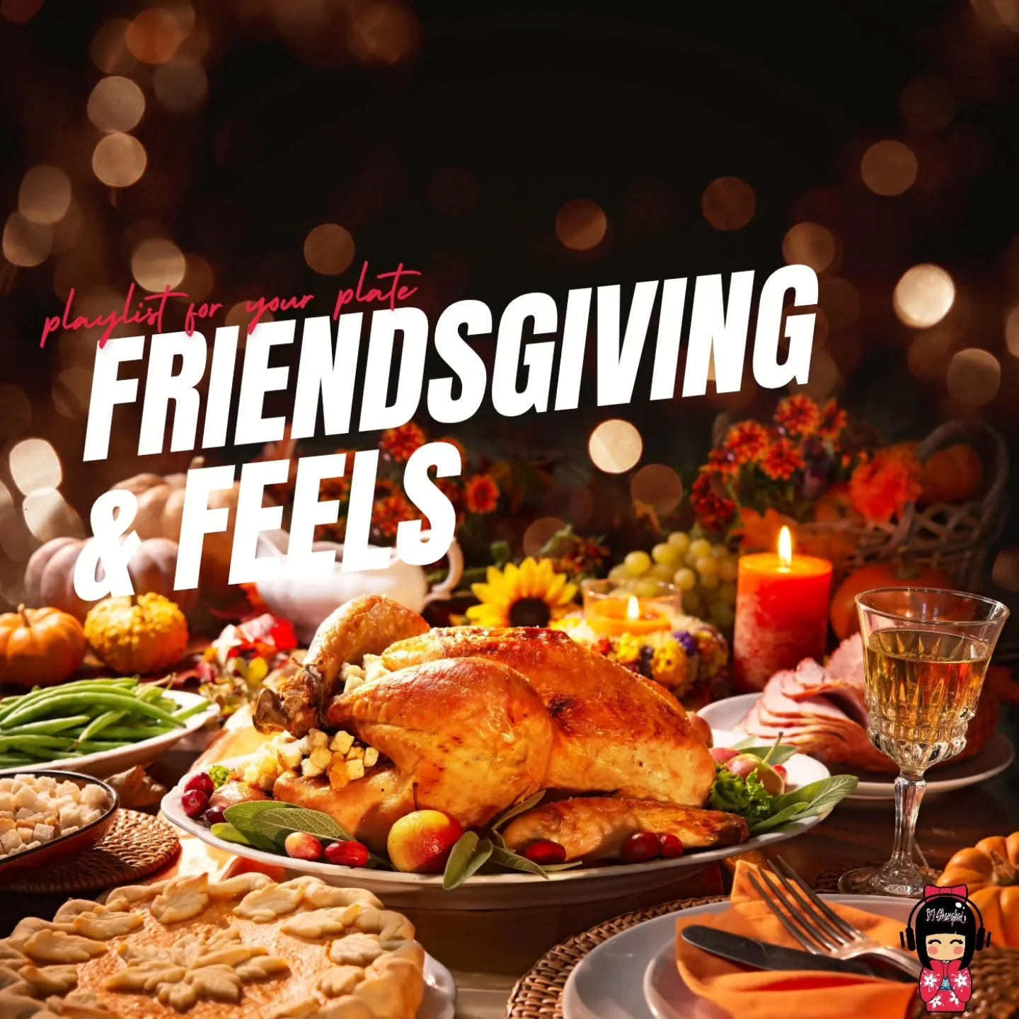 The newest drop in my Playlist for Your Plate series is here. Curated for those cozy Friendsgiving moments filled with laughter, storytelling, and the kind of R&amp;B that makes you pause mid-bite like "OOOH that's my song!"

Soulful throwb