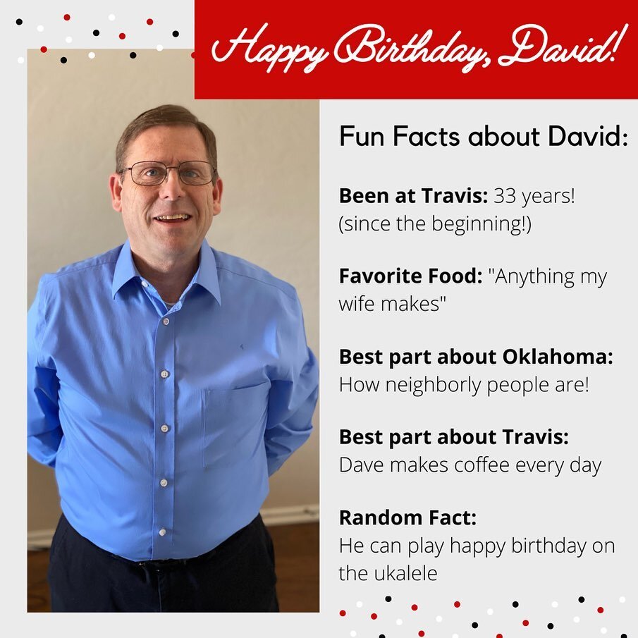 Happy birthday David Dean! David has been here since the beginning starting out as a Digital Systems Tech. He is known by his willingness to help anyone out and ability to out walk anyone. Thank you for everything, David! We hope you have a good one.