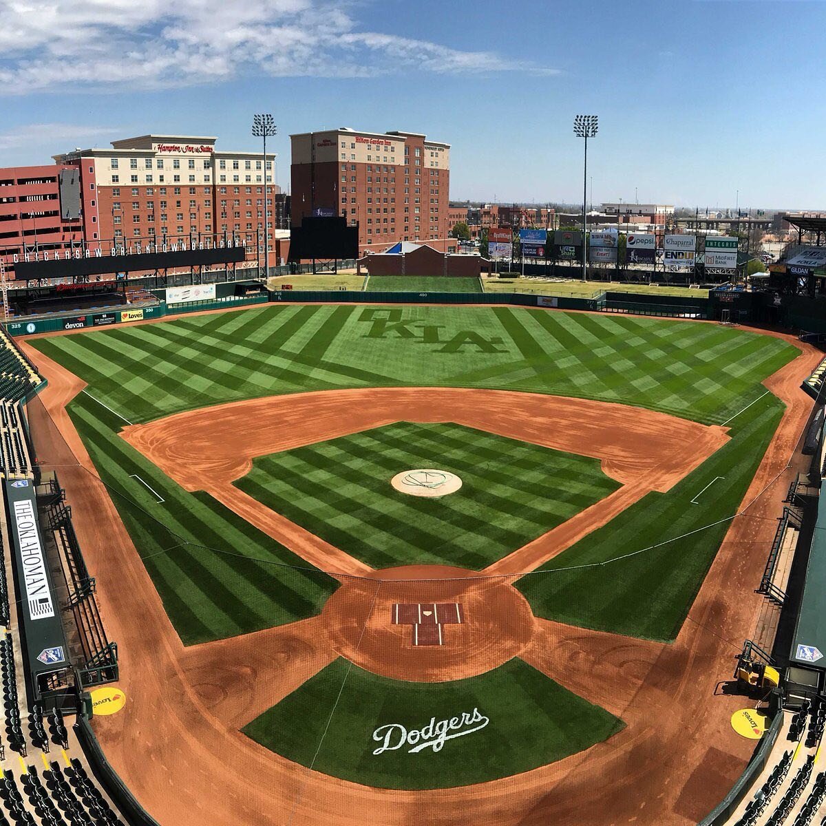 We are so excited for our Week at the Bricktown Ballpark Event to host our wonderful customers! Follow along on our story this week. The @okc_dodgers are one of our most loyal customers and partners, and we are excited to entertain our customers this