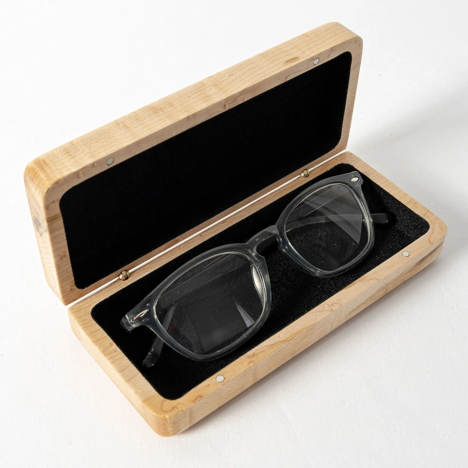 birdseye-maple-glasses-case-in-use-grey-frames-tweatherheadco.jpg